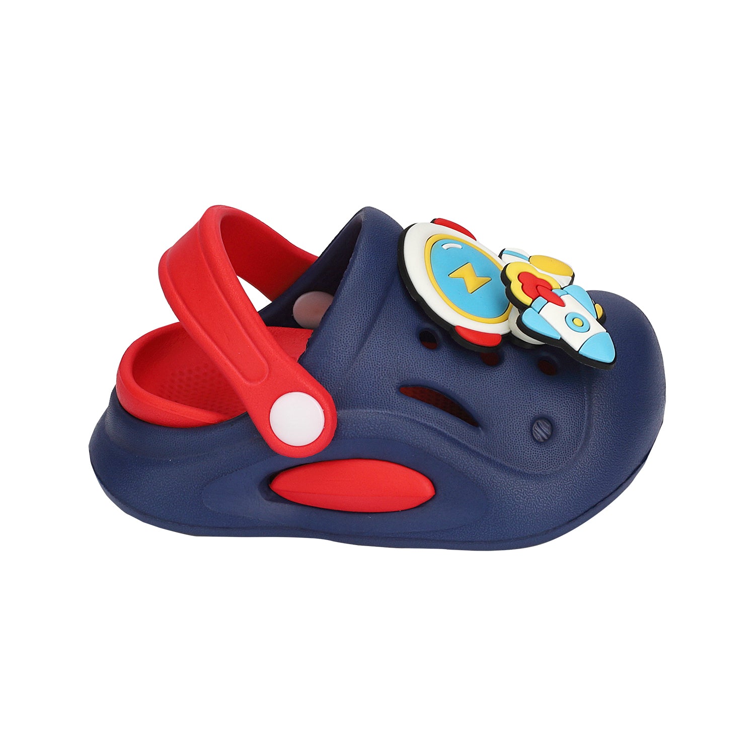 ASTRONAUT APPLIQUE CLOGS - RED