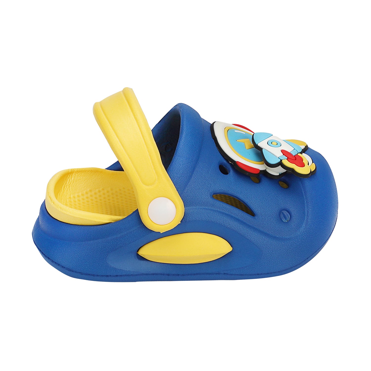 ASTRONAUT APPLIQUE CLOGS - BLUE