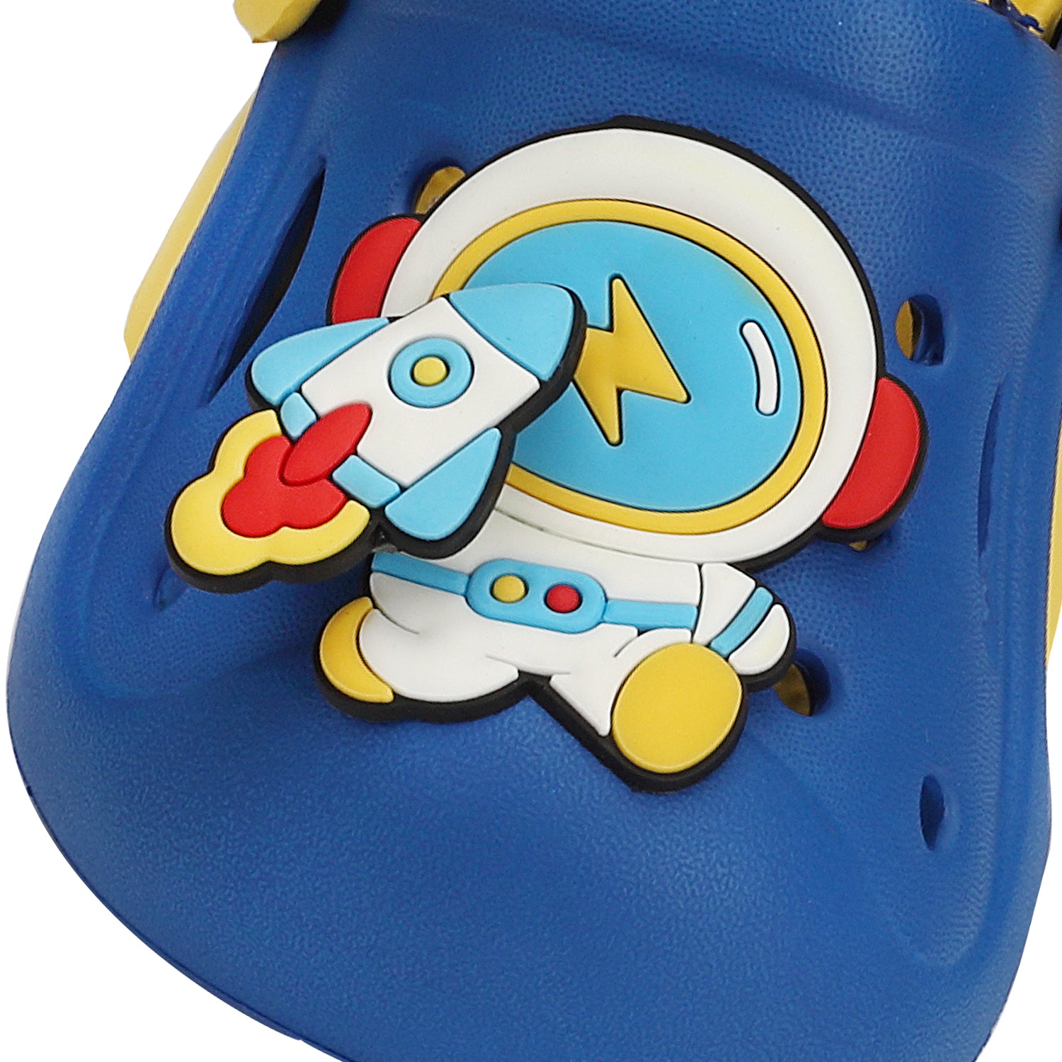 ASTRONAUT APPLIQUE CLOGS - BLUE