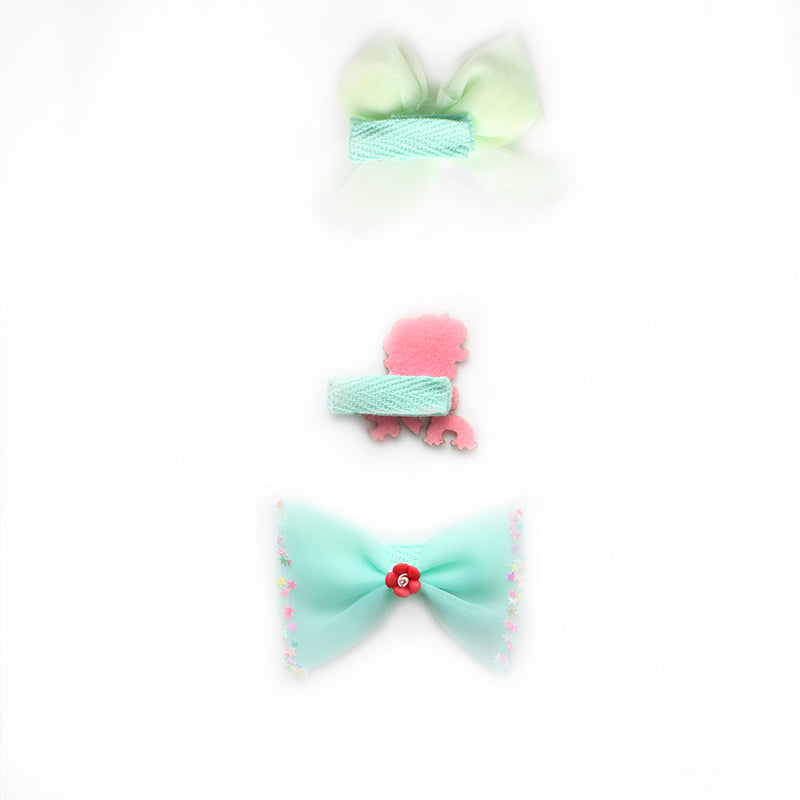 BOW & UNICORN HAIR PINS