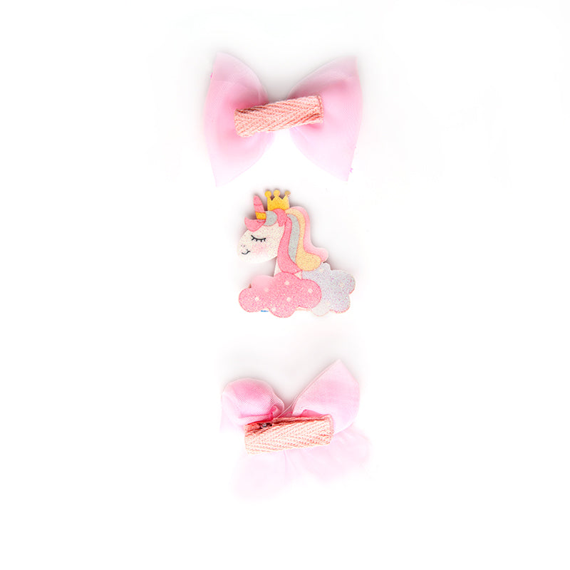 BOW & UNICORN HAIR PINS