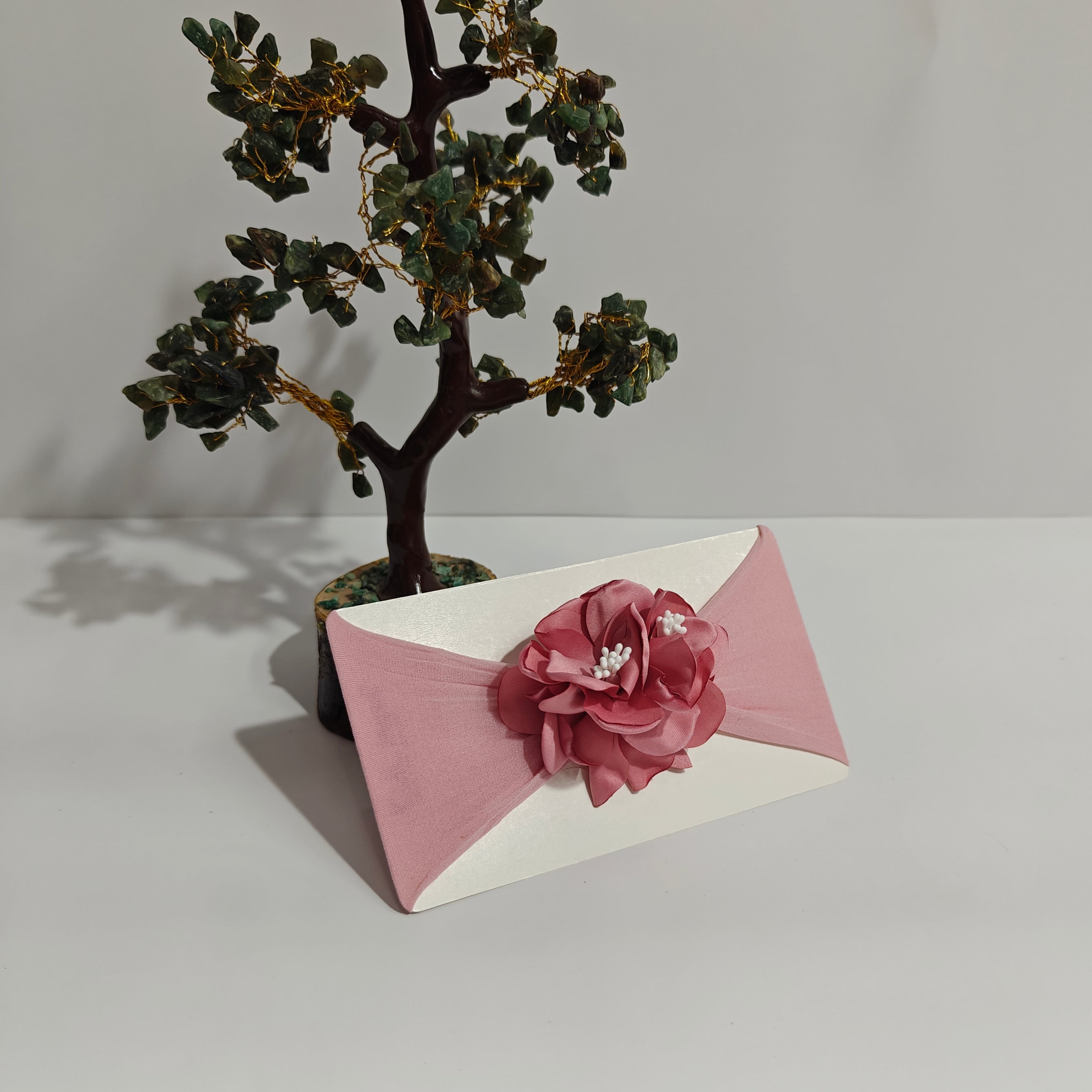 FLOWER APPLIQUE HEADBAND