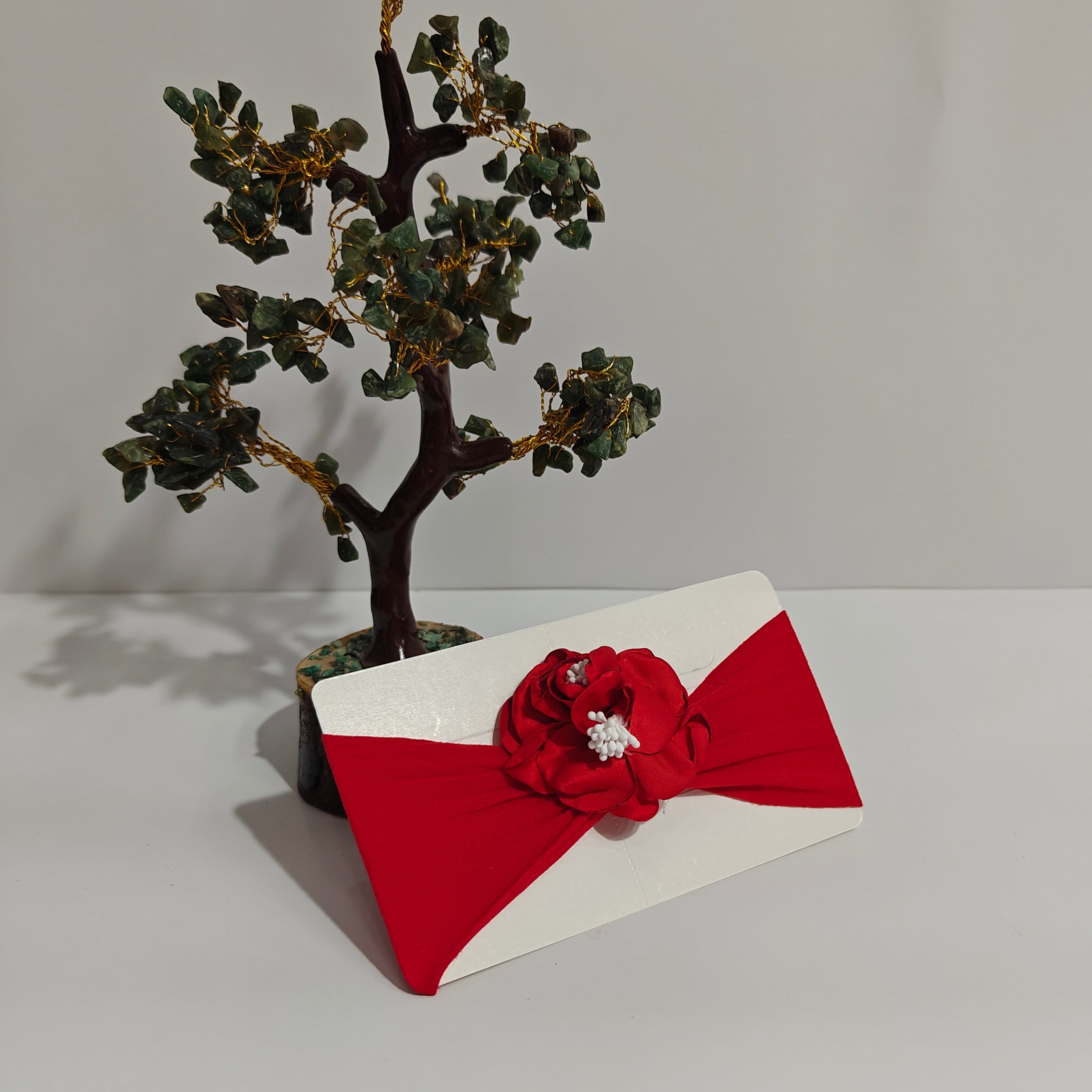 FLOWER APPLIQUE HEADBAND