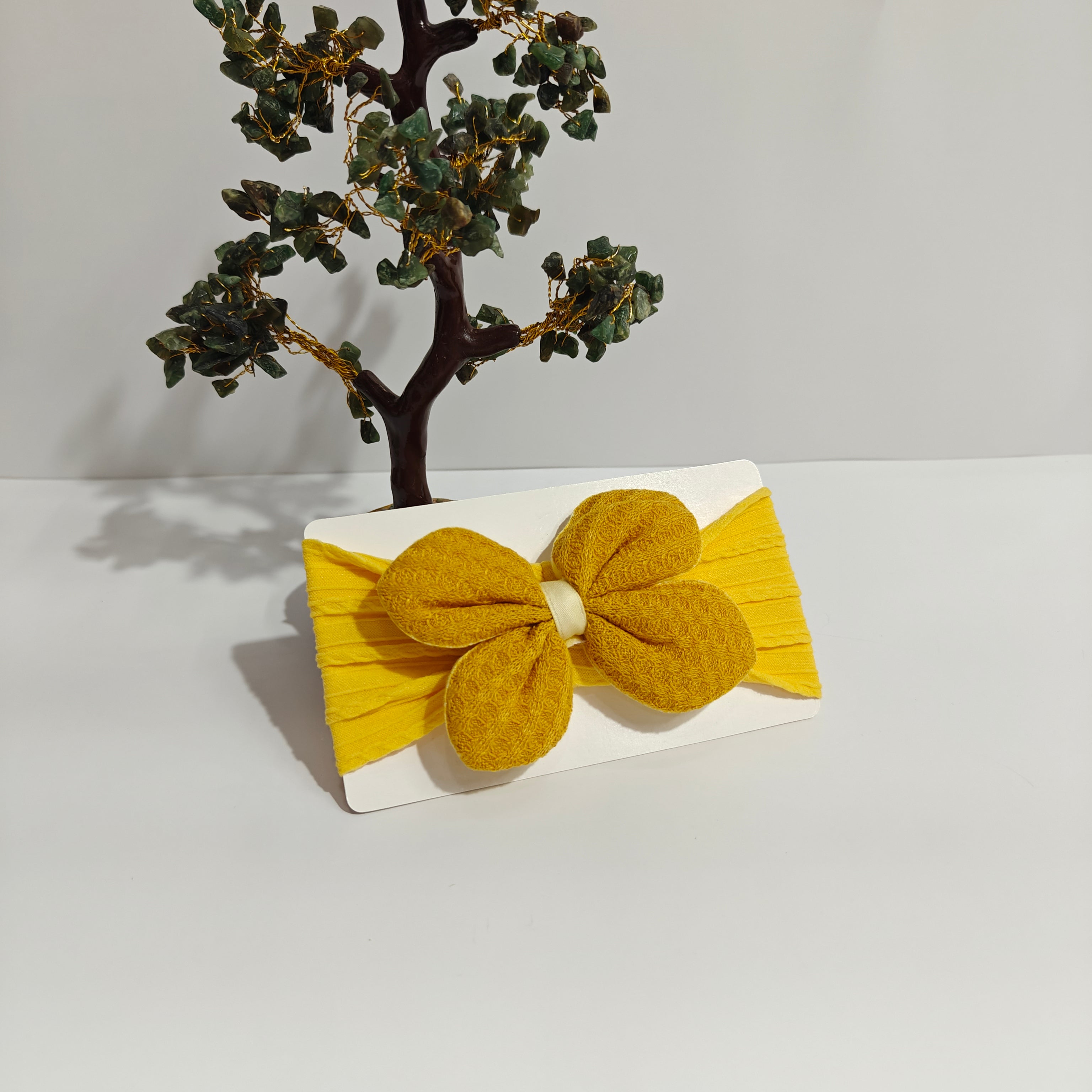 KNITED FLOWER HEADBAND