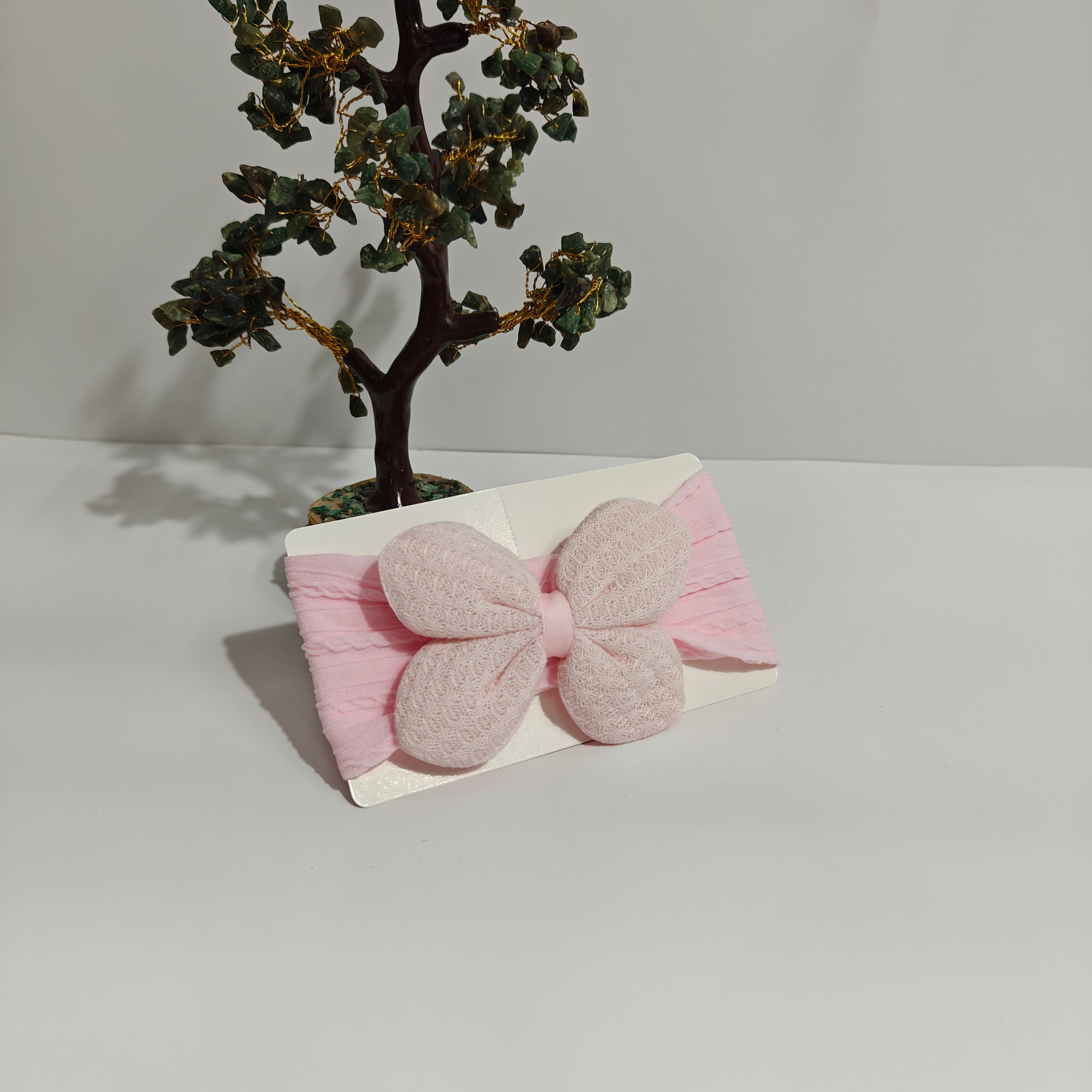 KNITED FLOWER HEADBAND