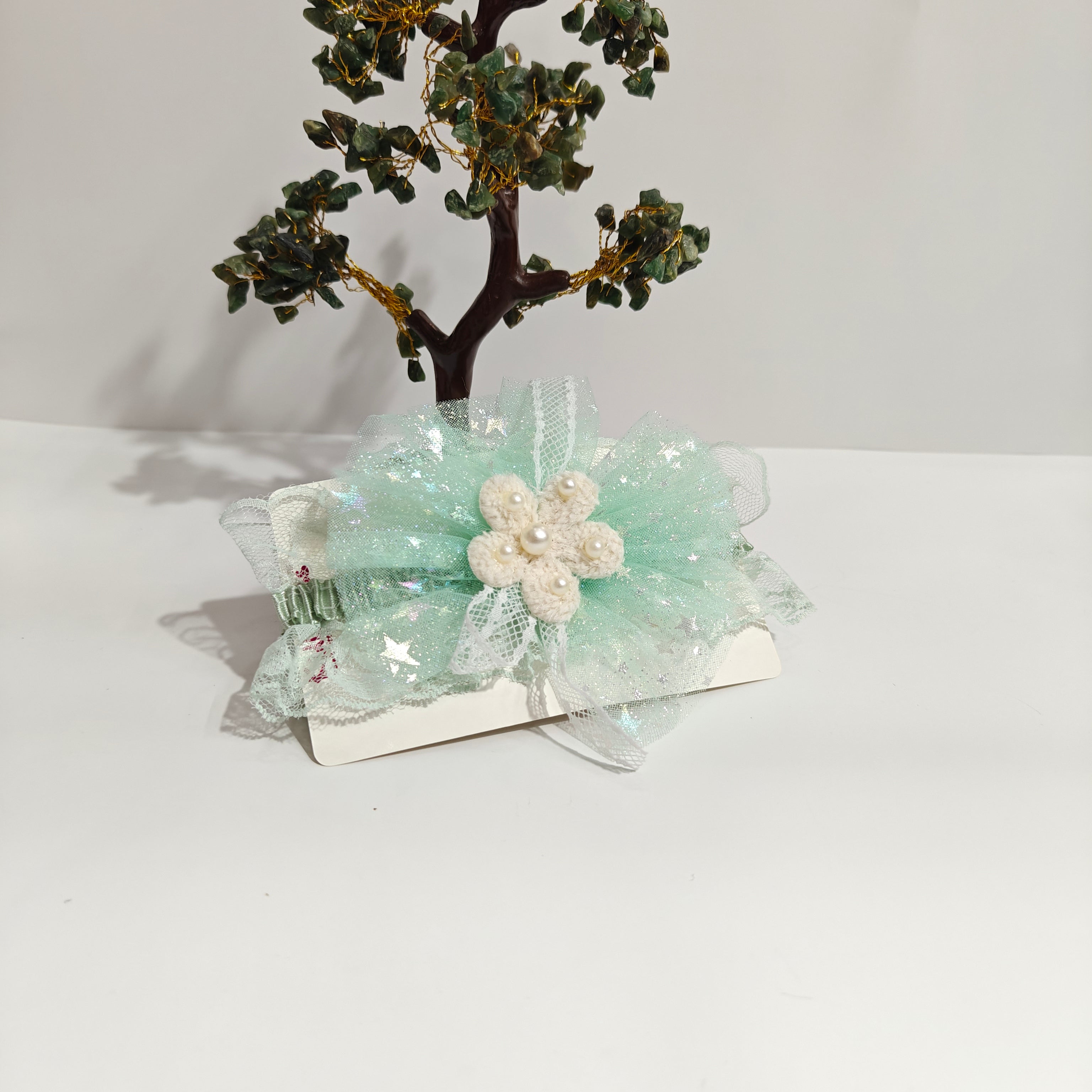 PEARL & NET DETAILED HEADBAND