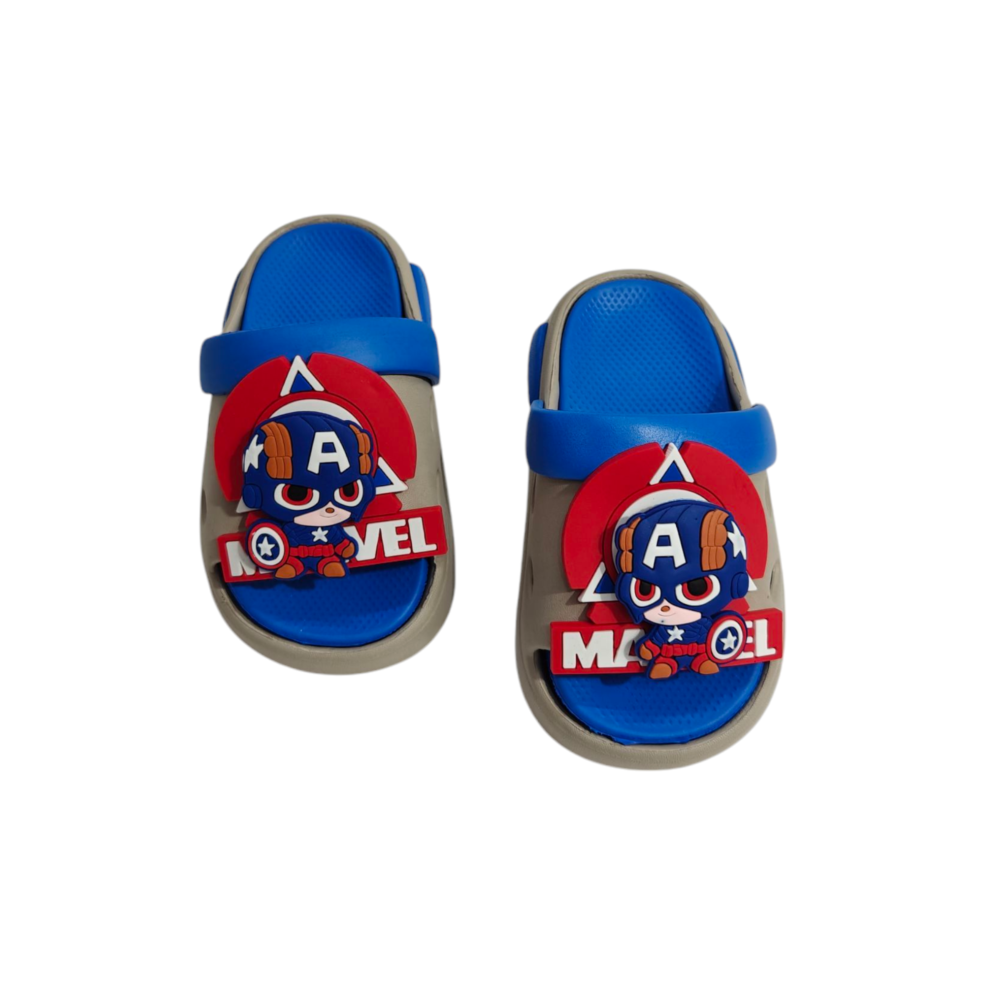 Marvel Applique Sandal Style Clogs - Grey