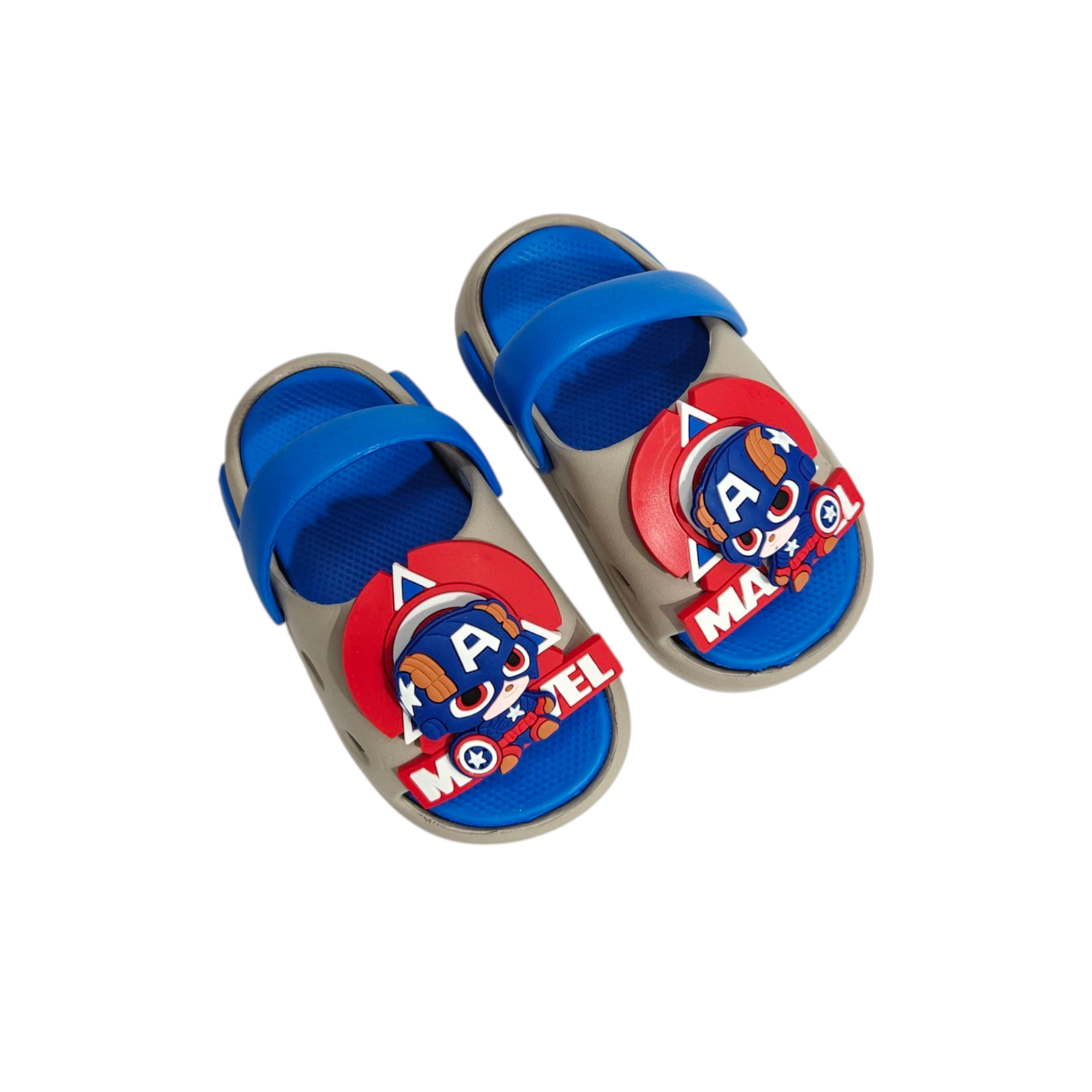 Marvel Applique Sandal Style Clogs - Grey