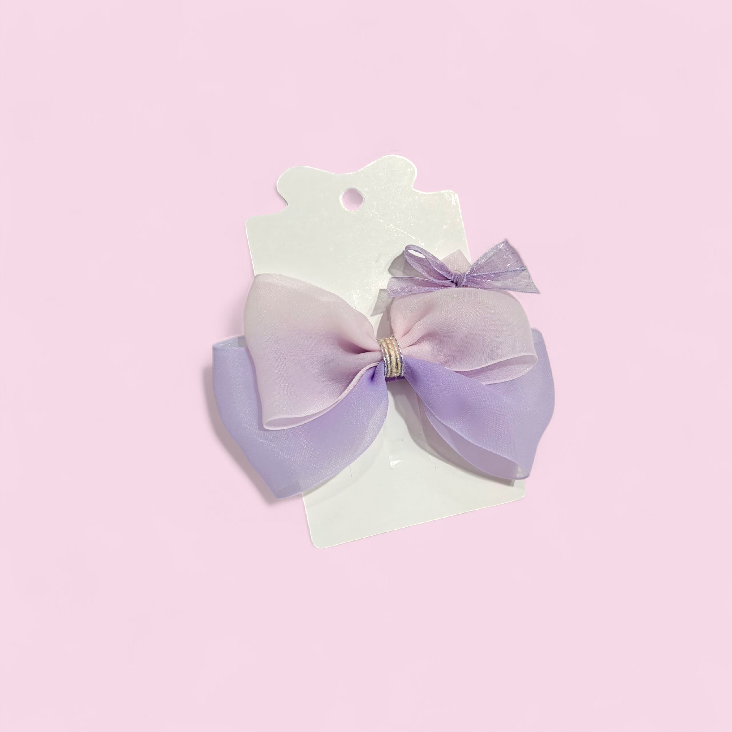 SOLID COLOR DOUBLE APPLIQUE HAIR PINS