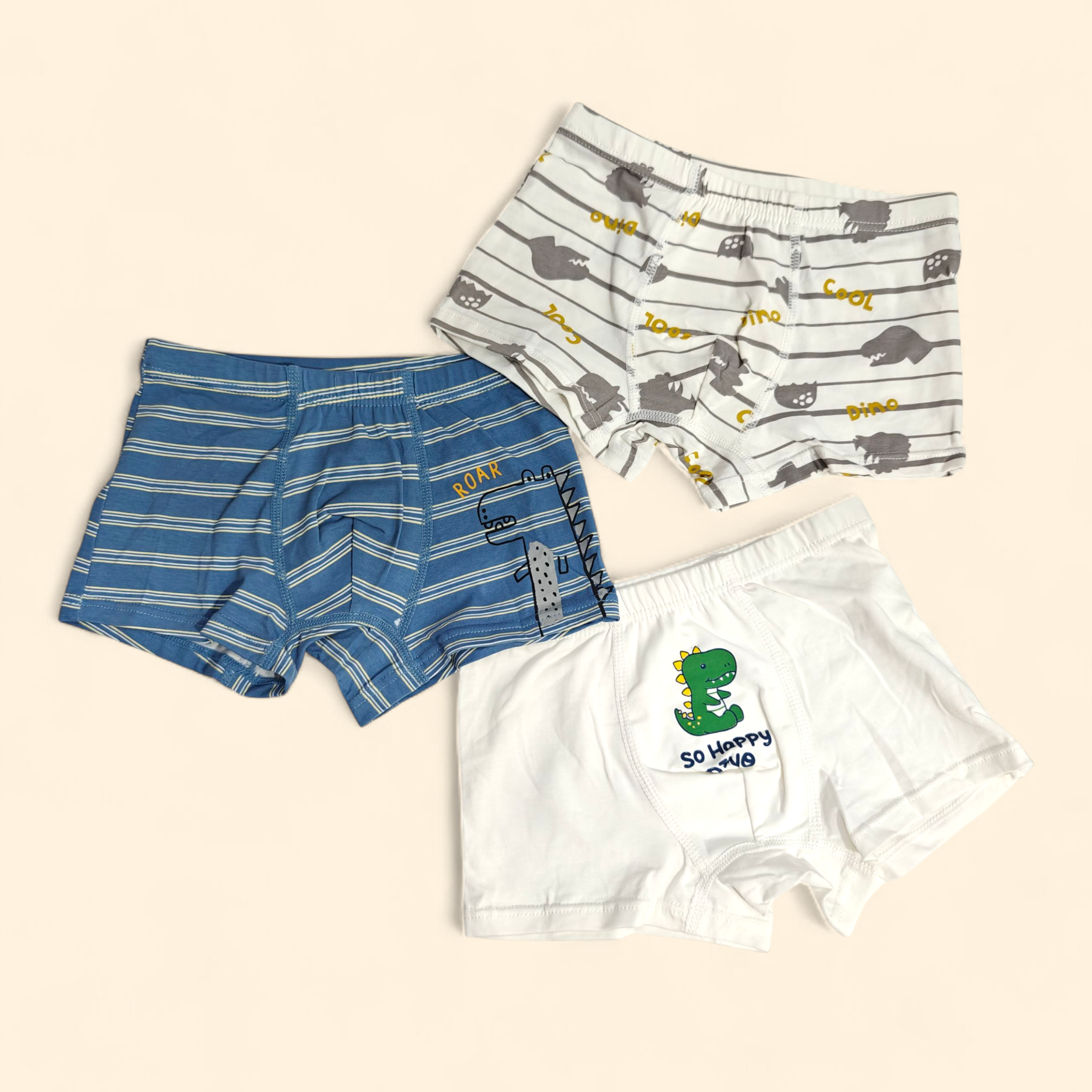 ASSORTED PACK OF 2 ANIMAL & CARTOONS PRINTED BRIEFS - MULTICOLOR