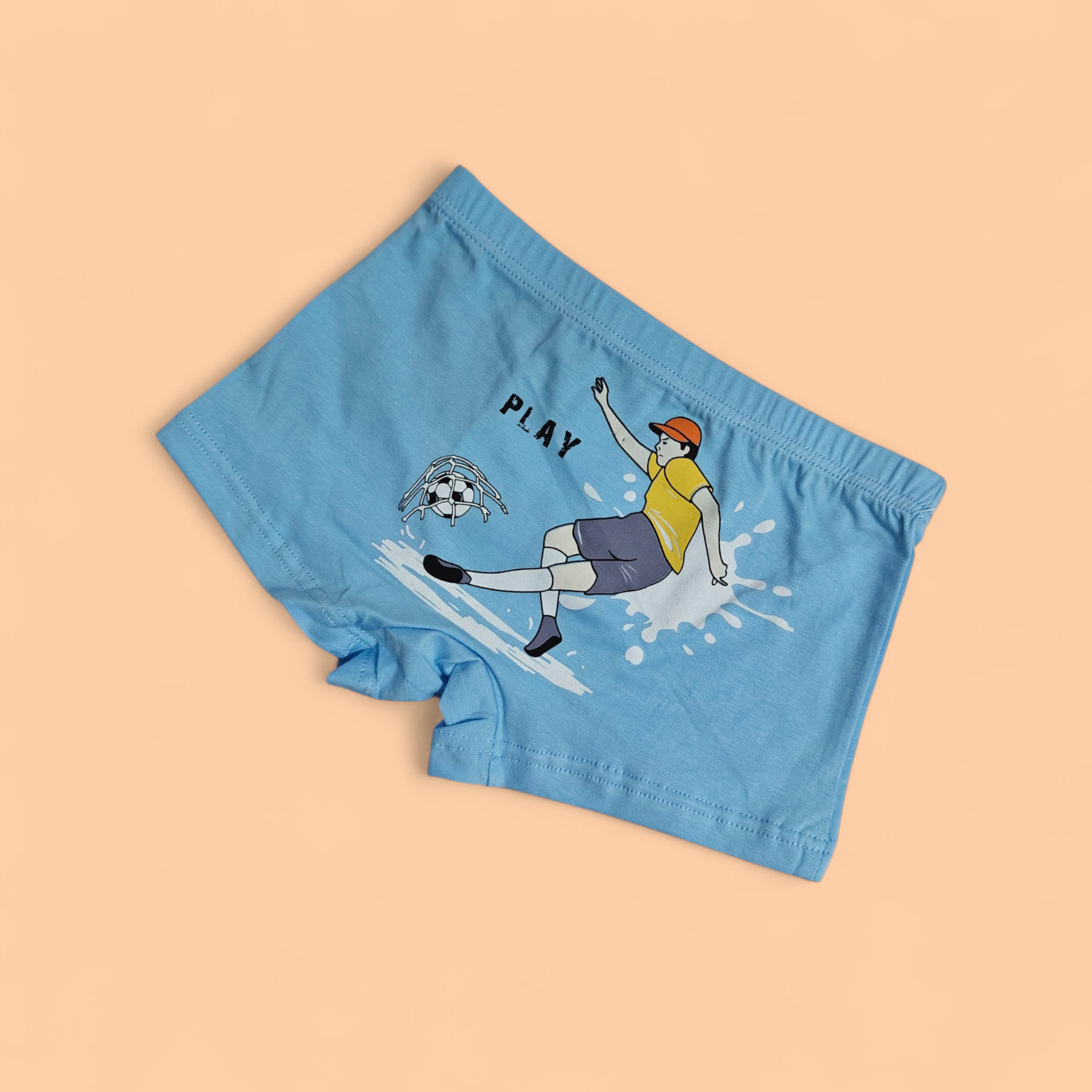 ASSORTED PACK OF 2 FOOTBALL PRINTED BRIEFS - MULTICOLOR