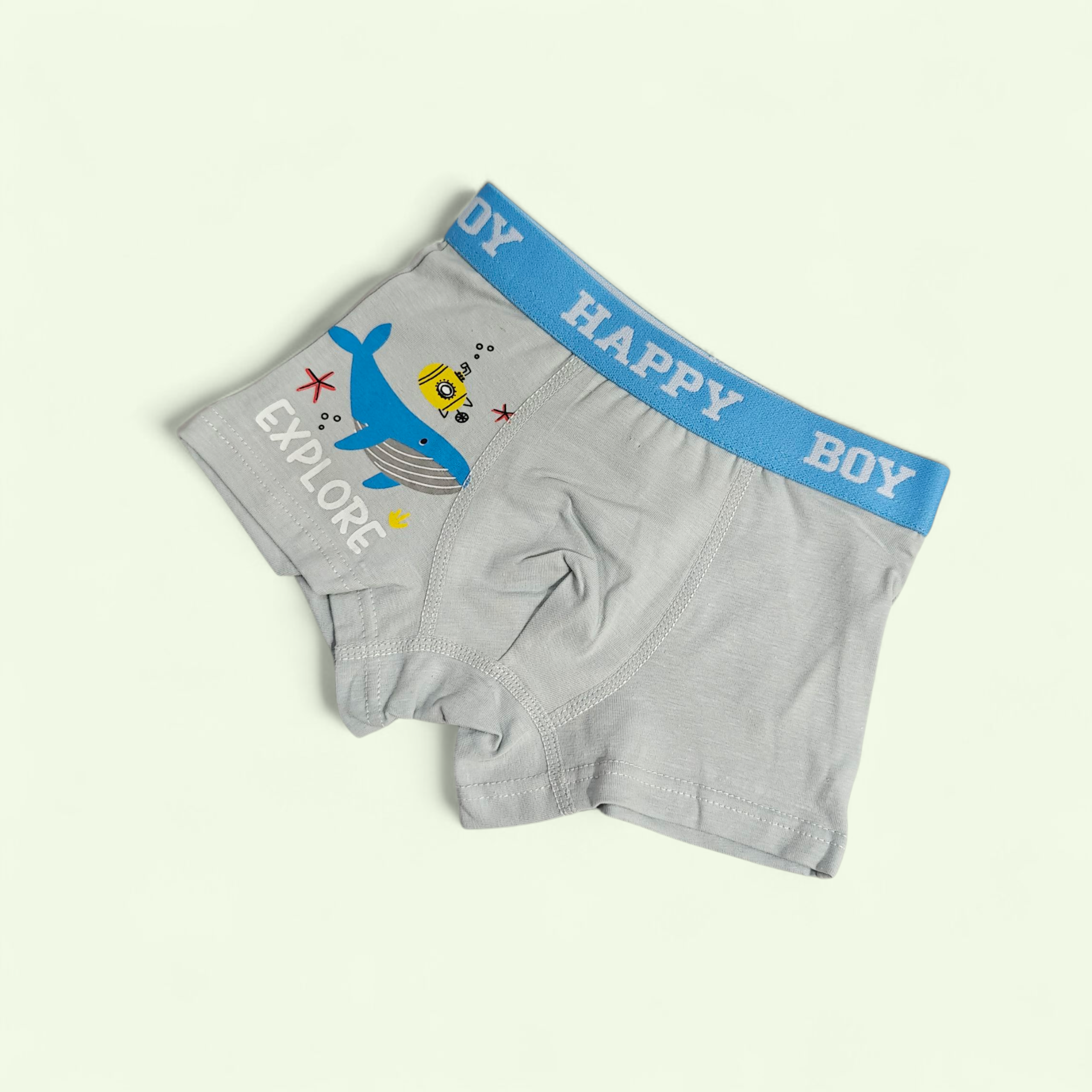 ASSORTED PACK OF 2 ANIMALS PRINTED BRIEFS - MULTICOLOR