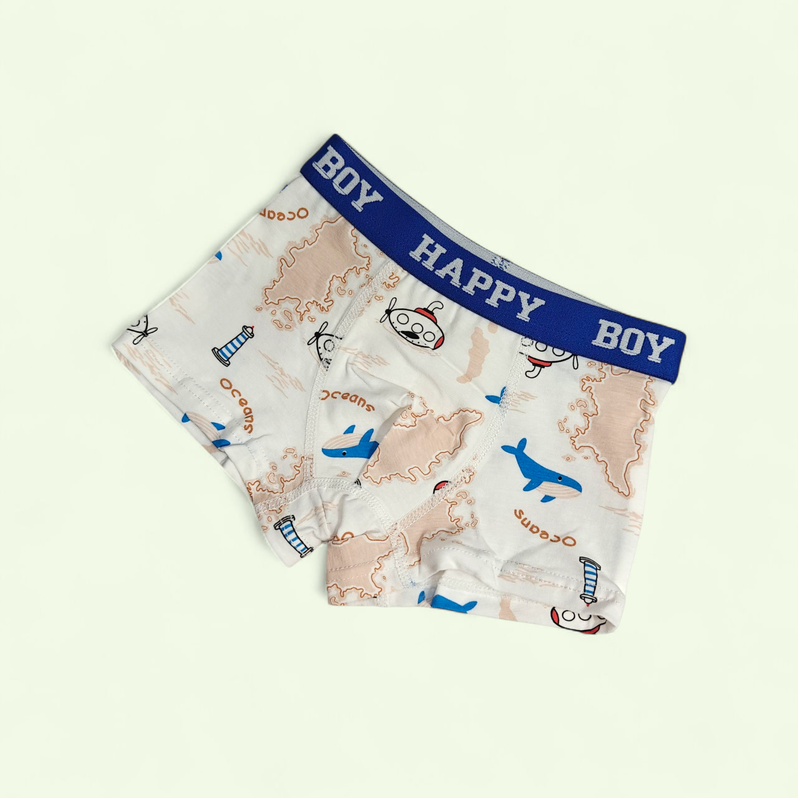ASSORTED PACK OF 2 ANIMALS PRINTED BRIEFS - MULTICOLOR