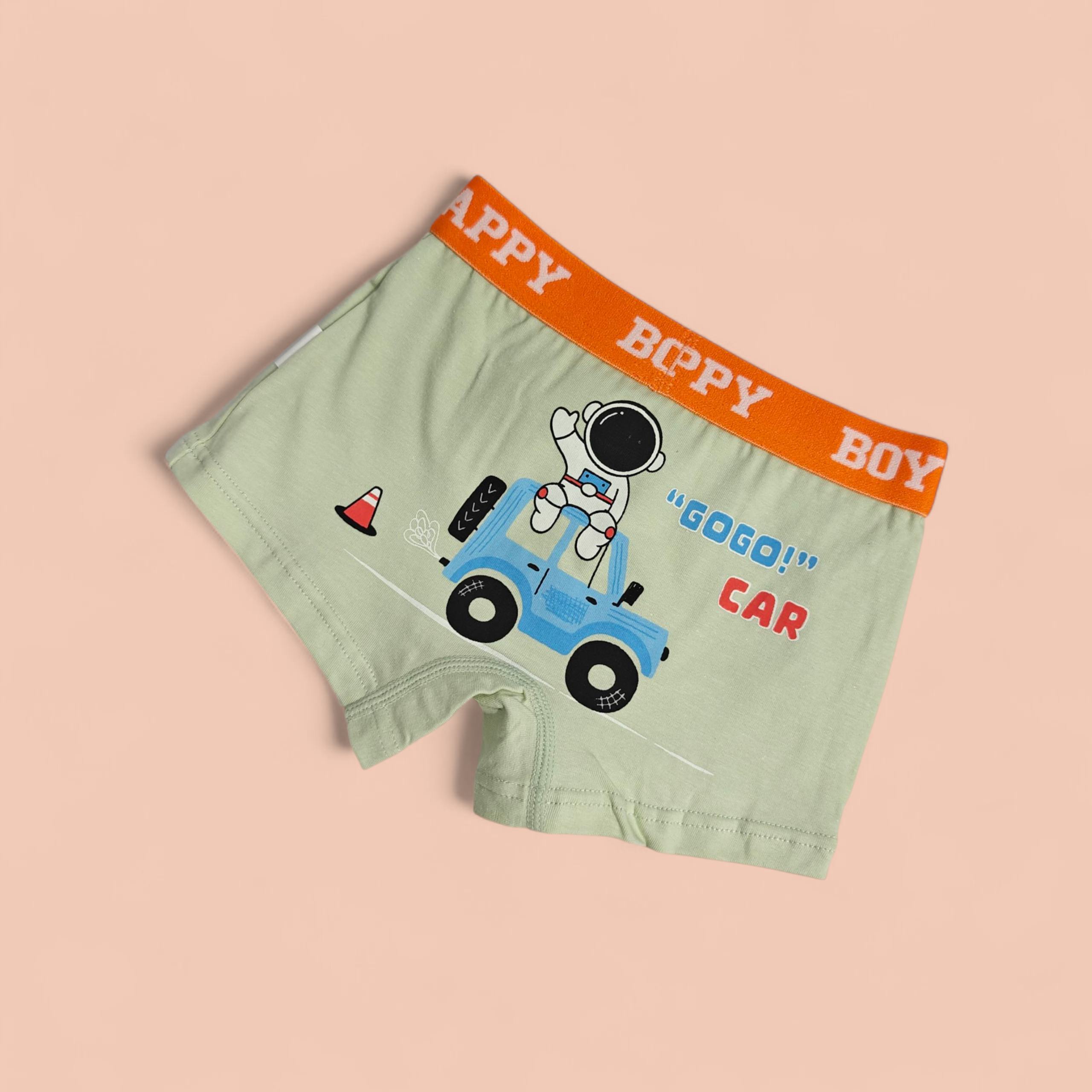 ASSORTED PACK OF 2 VEHICLE & ASTRONAUT PRINTED BRIEFS - MULTICOLOR