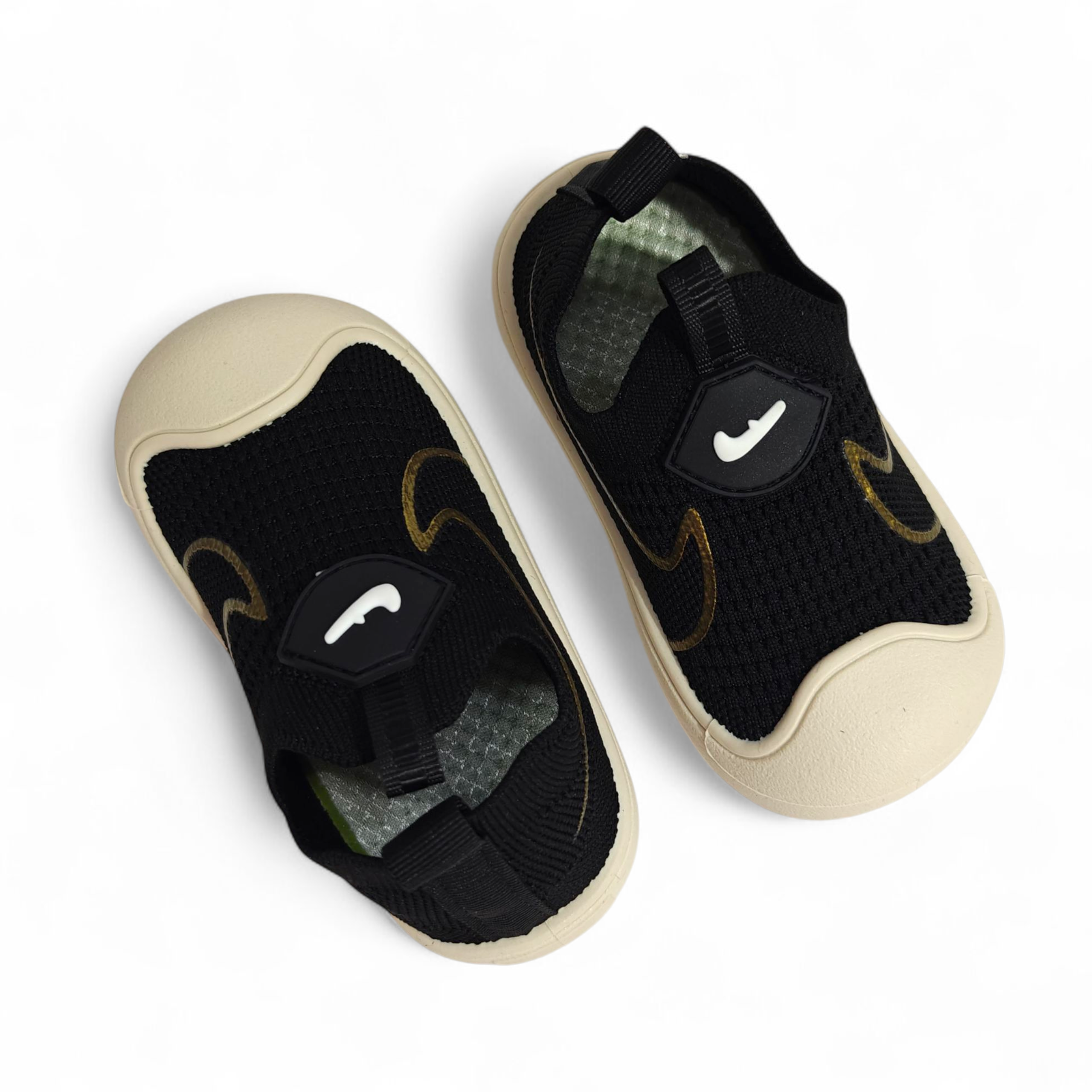 SOLID SLIP-ON SHOES - BLACK