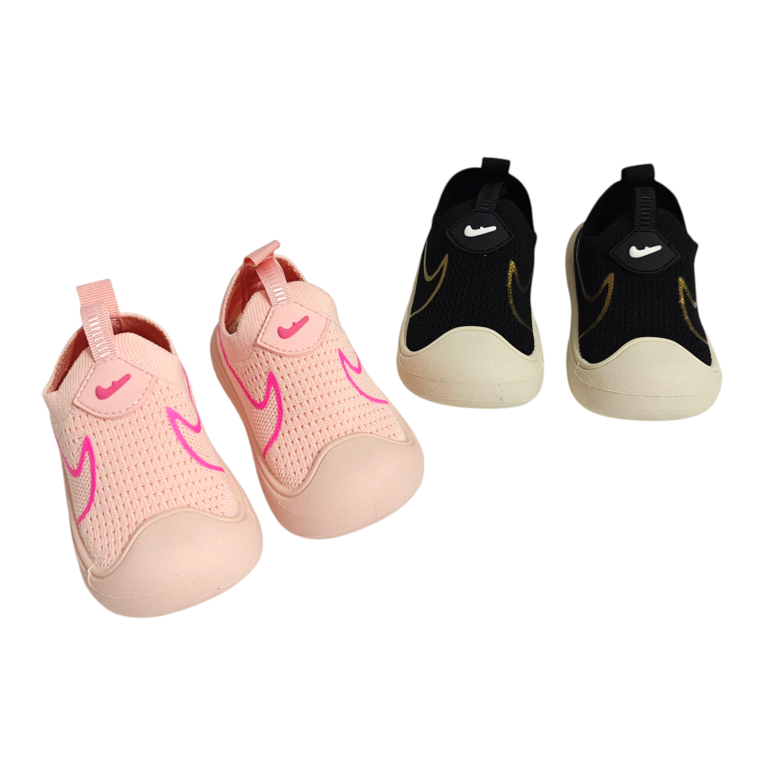 SOLID SLIP-ON SHOES - BLACK