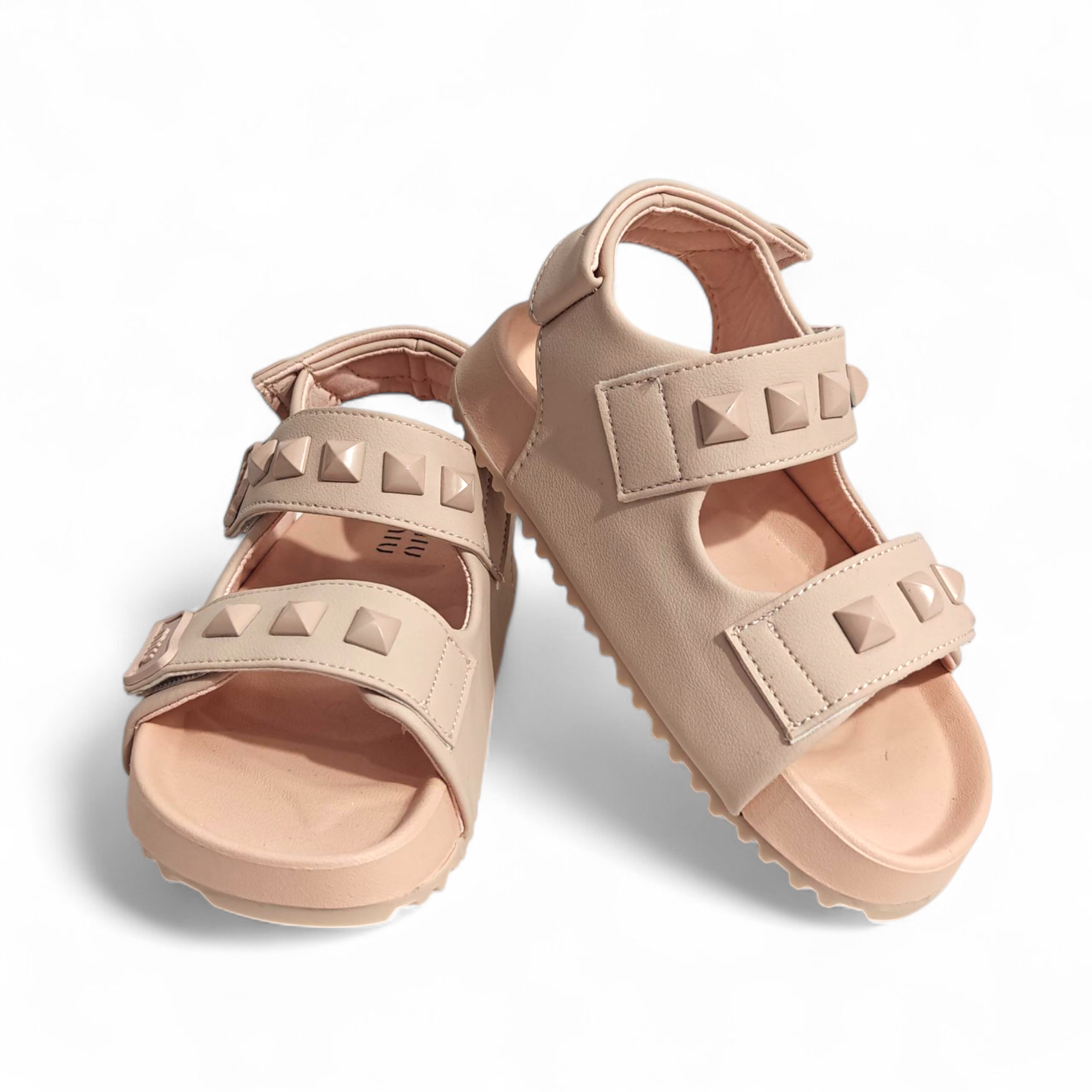 STUDDED SANDALS - PINK