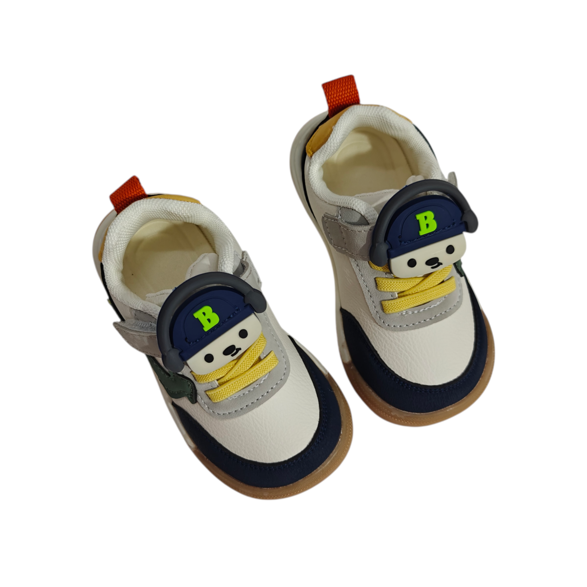 BEAR APPLIQUE SNEAKER - NAVY