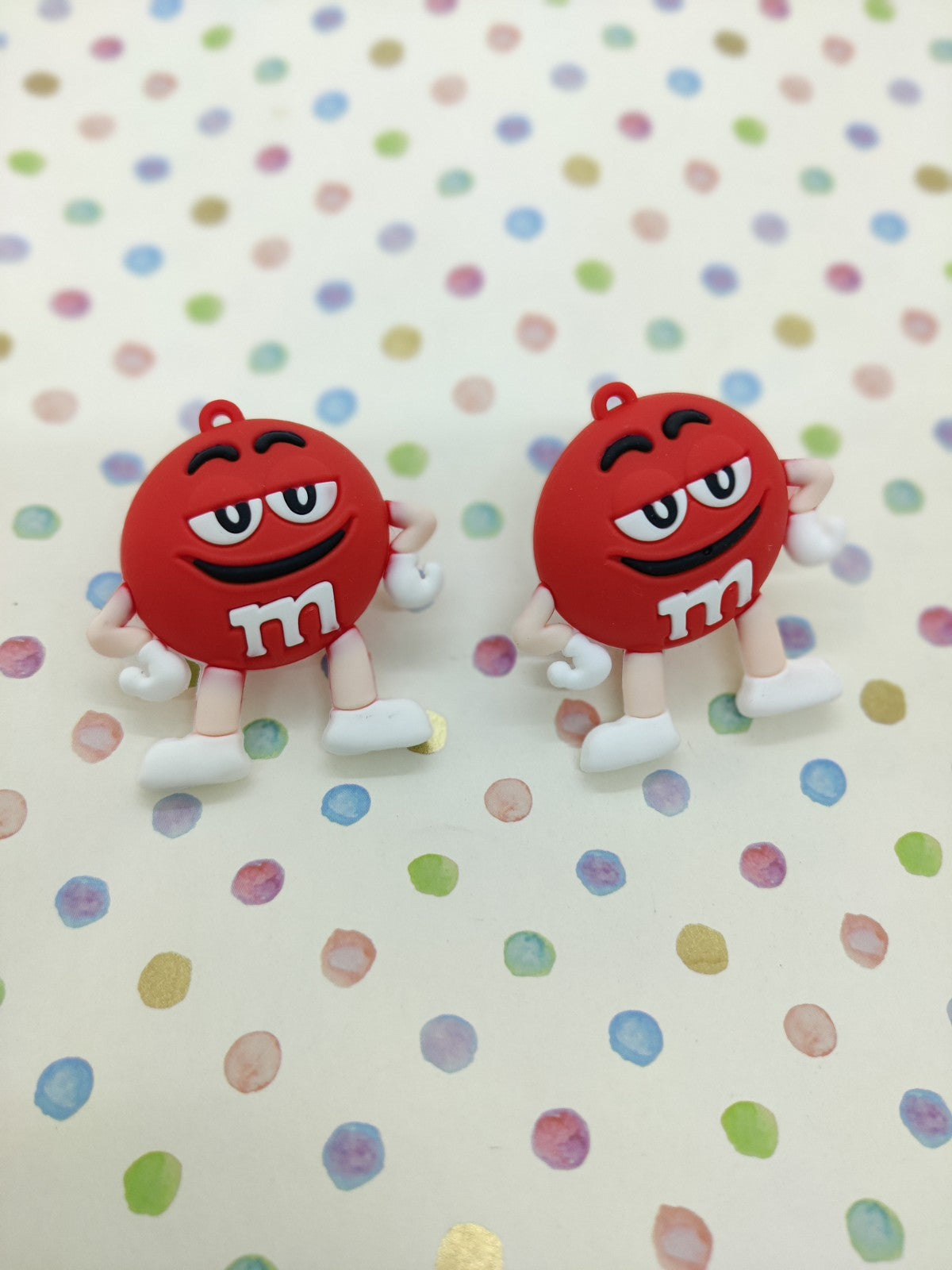 M&M'S SHOE CHARMS - RED