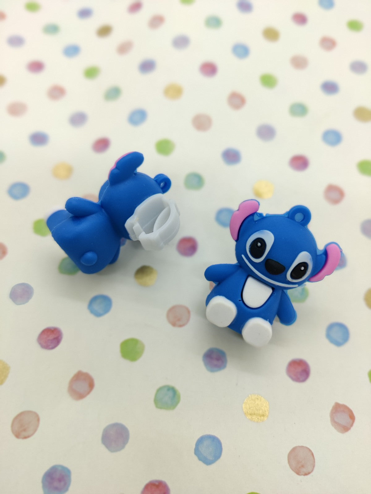 STITCH SHOE CHARMS - BLUE