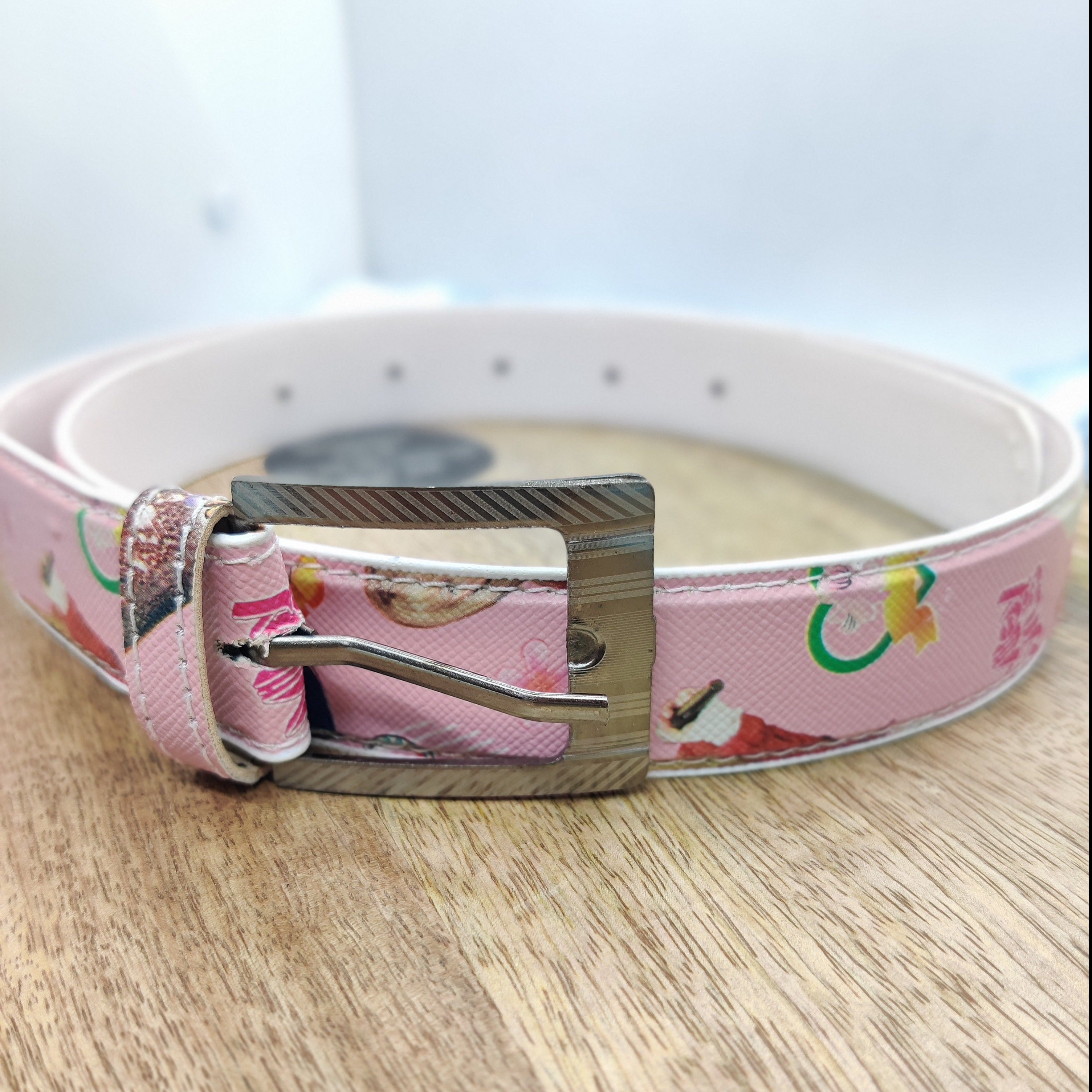 PRINTED WAIST BELT