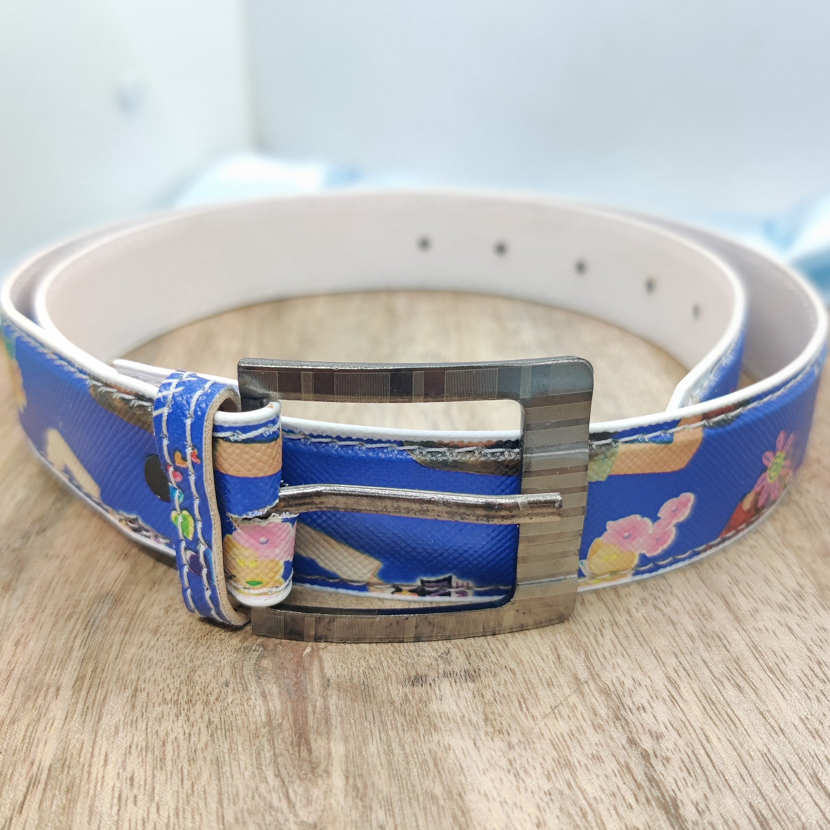 PRINTED WAIST BELT