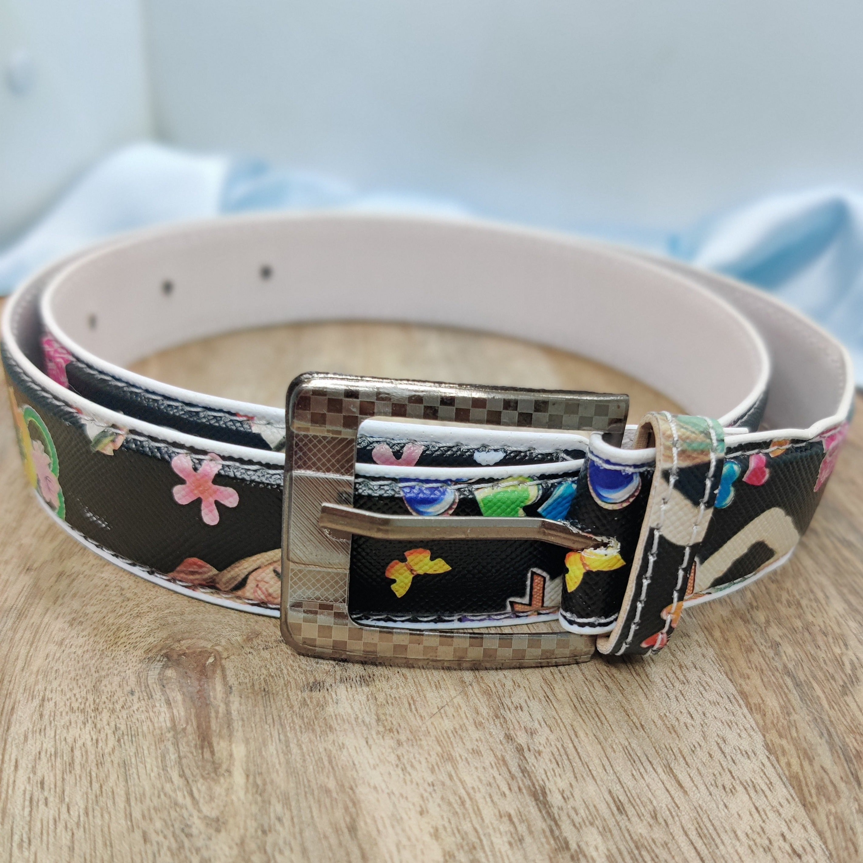 PRINTED WAIST BELT