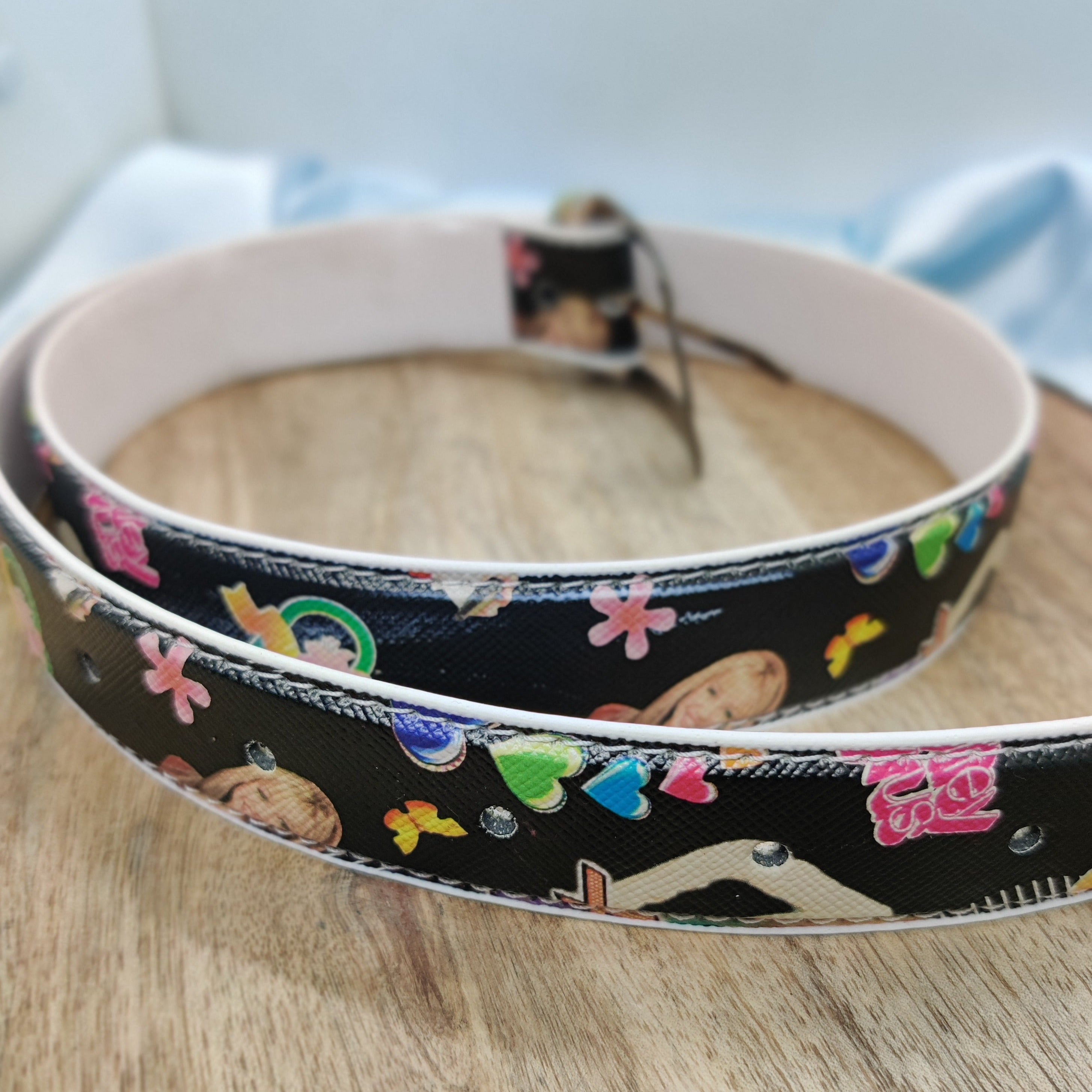 PRINTED WAIST BELT