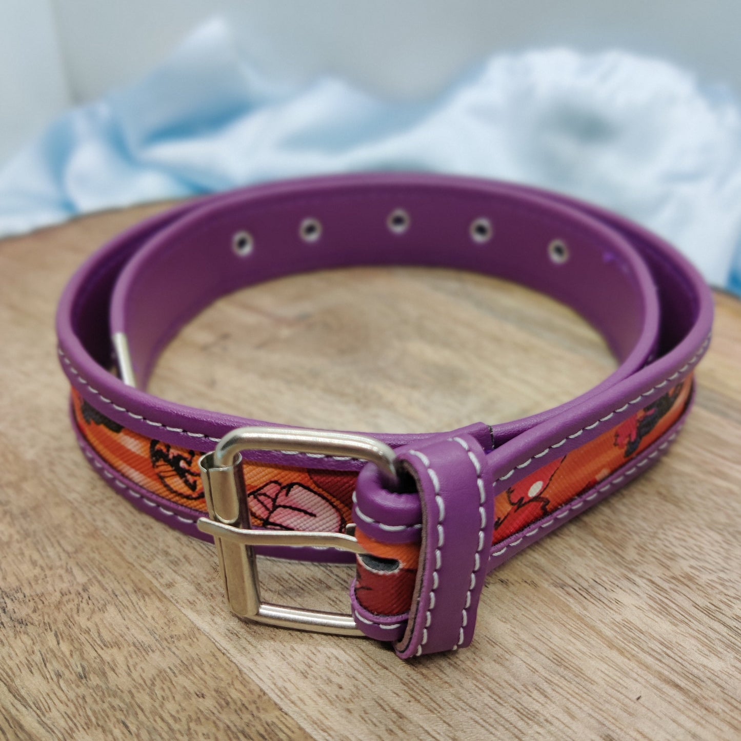 PRINTED DUAL COLOR WAIST BELT