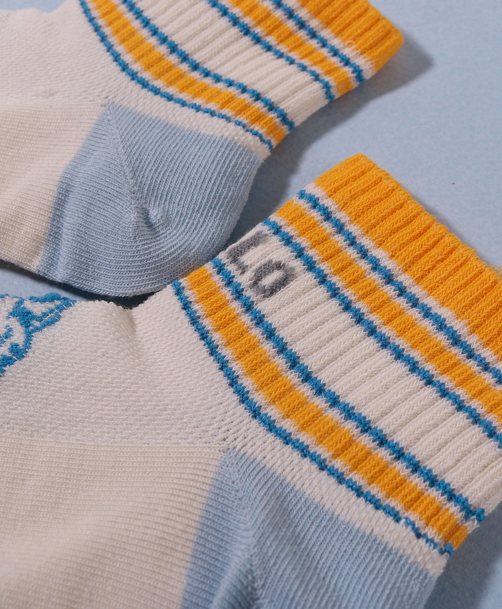 Pack of 3 Solid & Checks Bear Print Ankle Length Anti Bacterial Socks - Multicolour