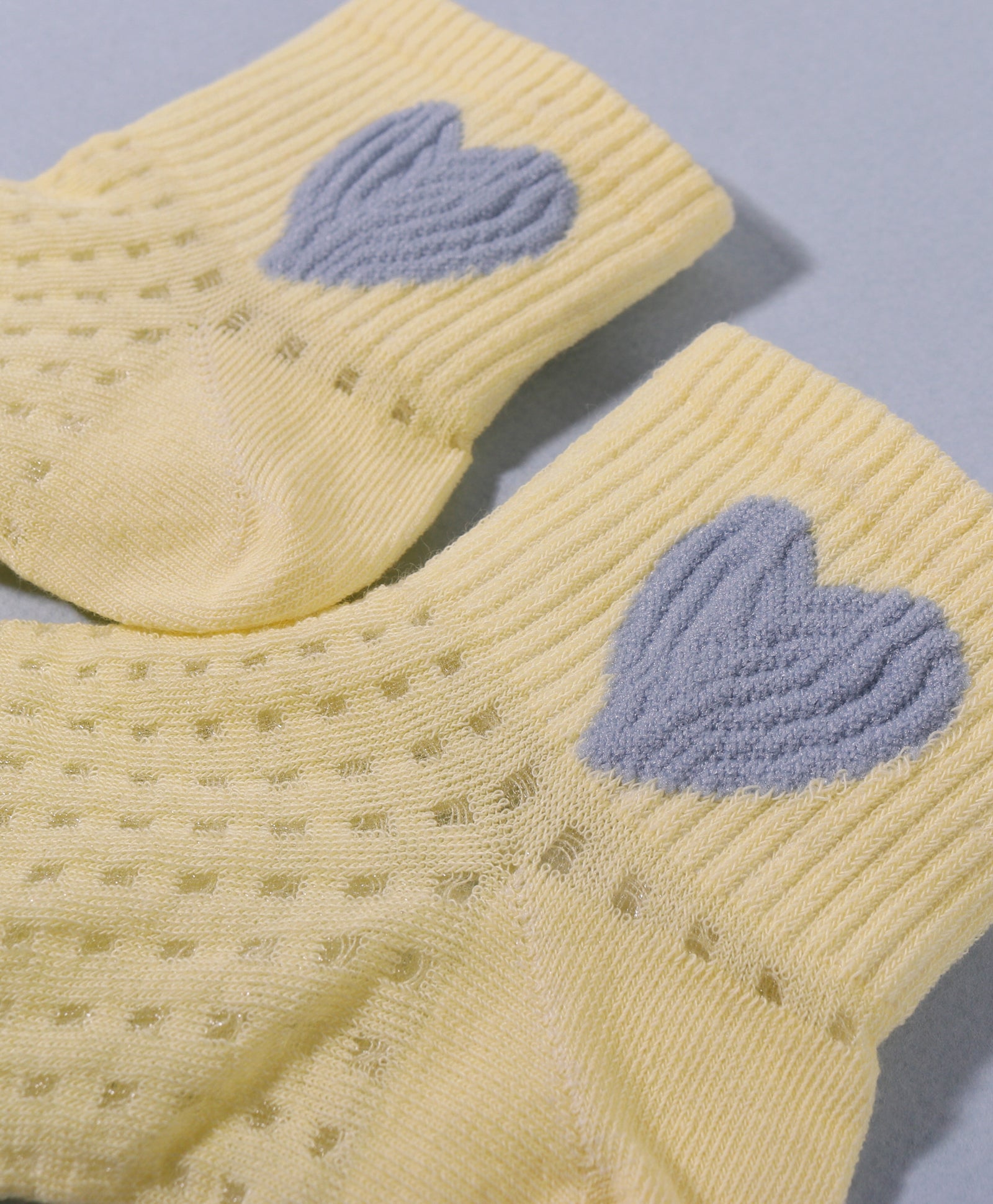 Pack of 3 Heart & Bunny Rabbit Print Ankle Length Anti Bacterial Socks - Multicolour