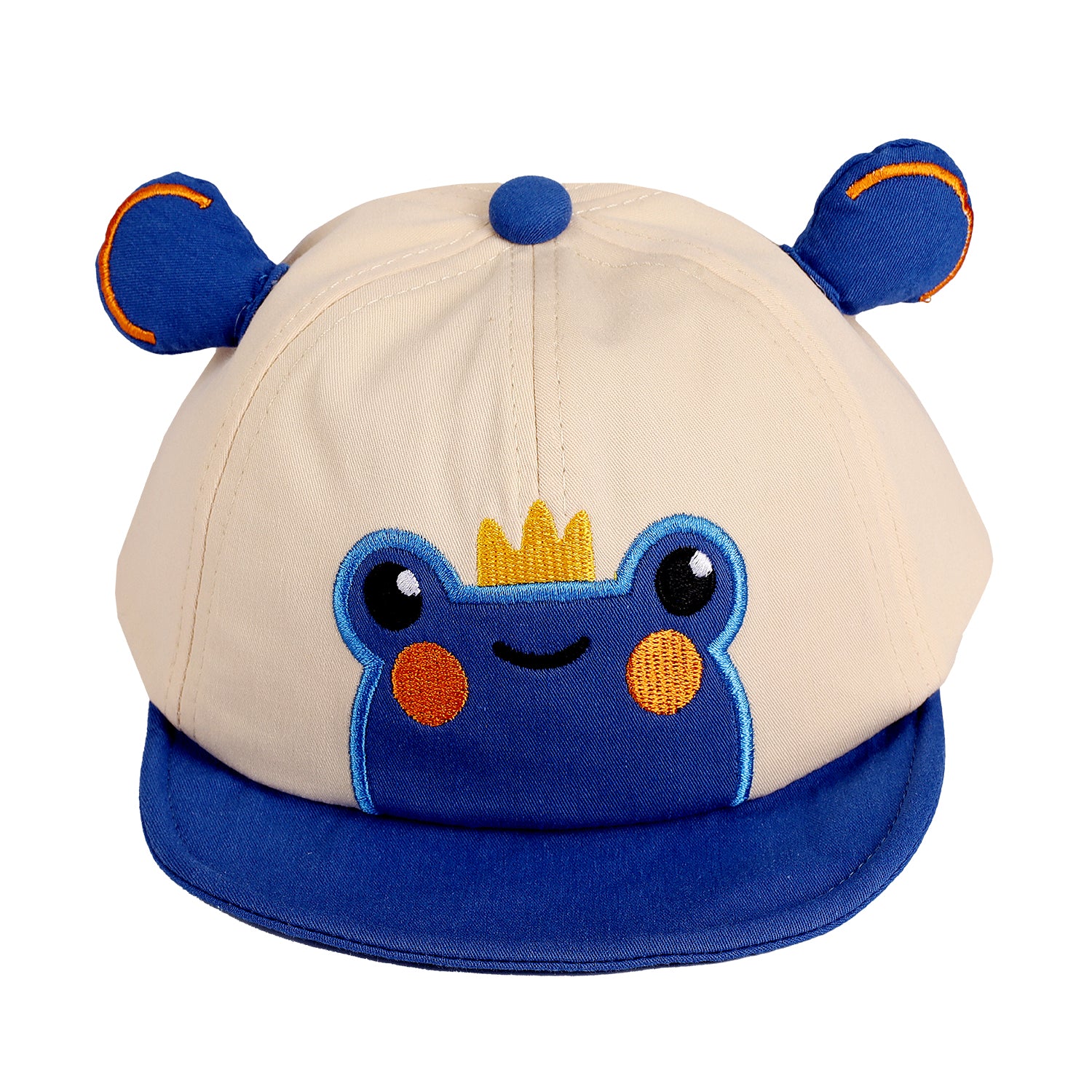 FROG FACE DESIGN CAP - BLUE