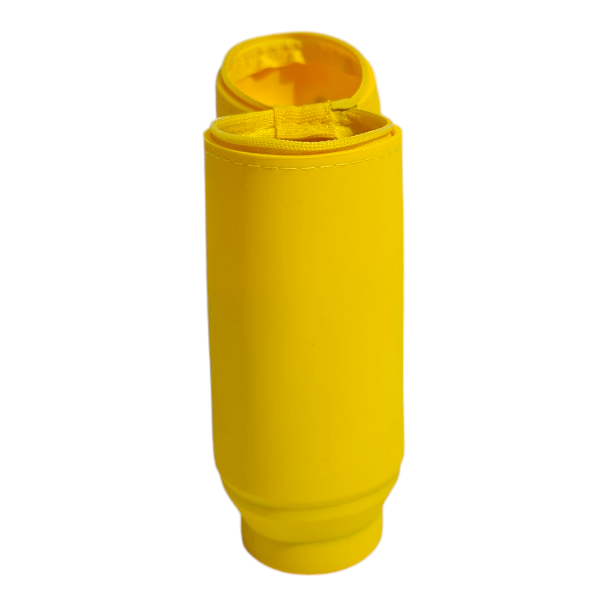 DUCK FACE SILICONE PENCIL POUCH - YELLOW