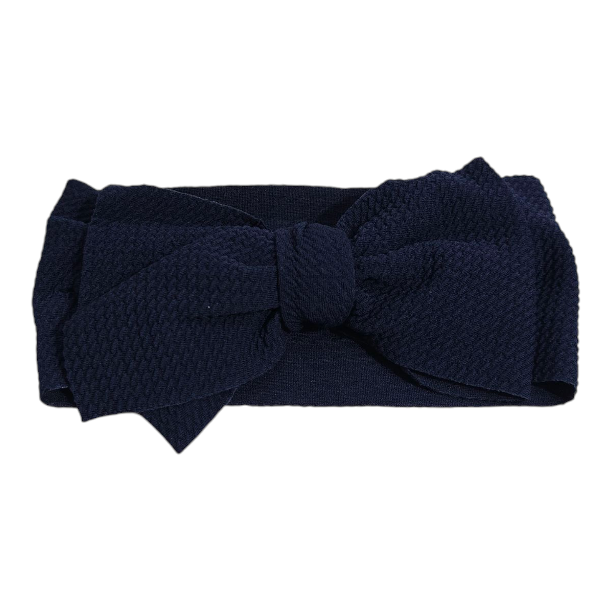 Textured Detailed Bow Applique Headband