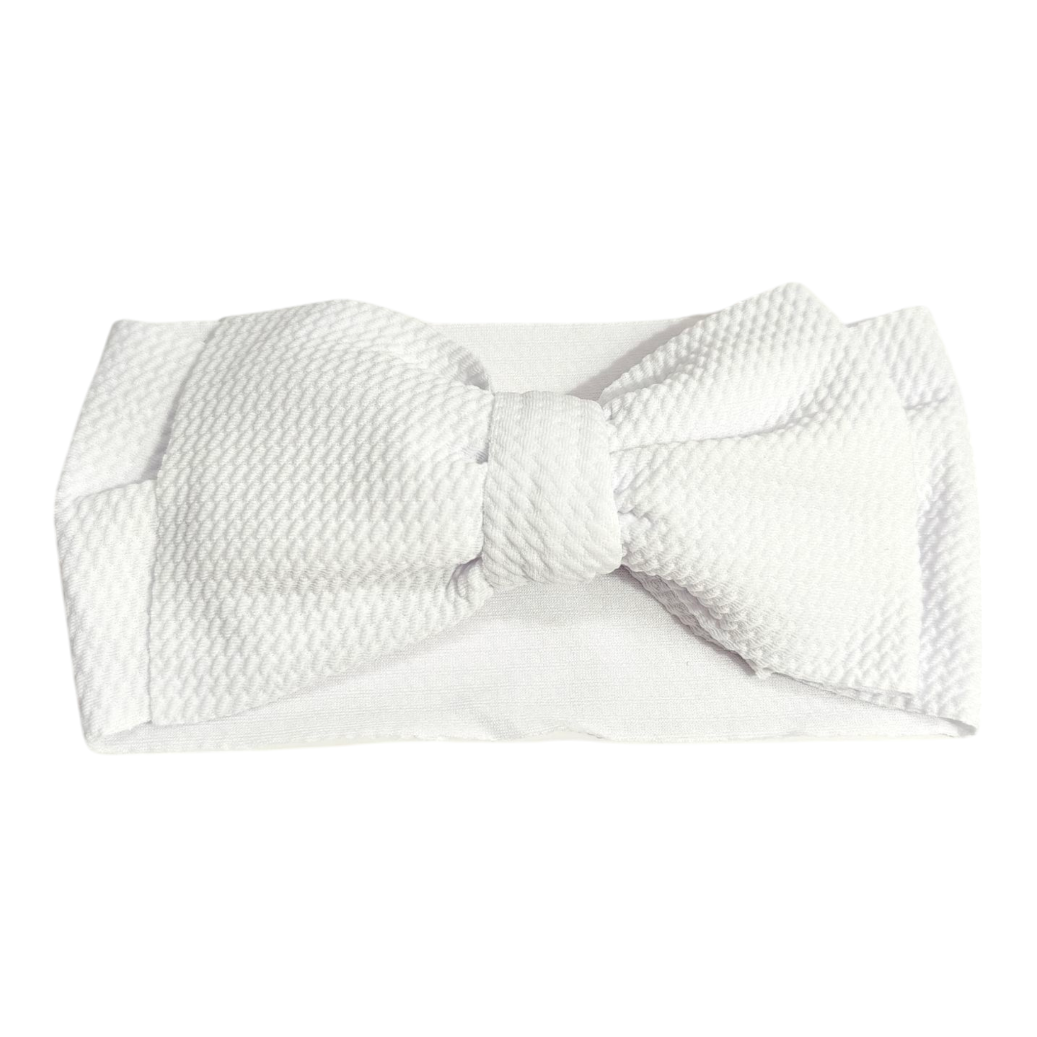 Textured Detailed Bow Applique Headband
