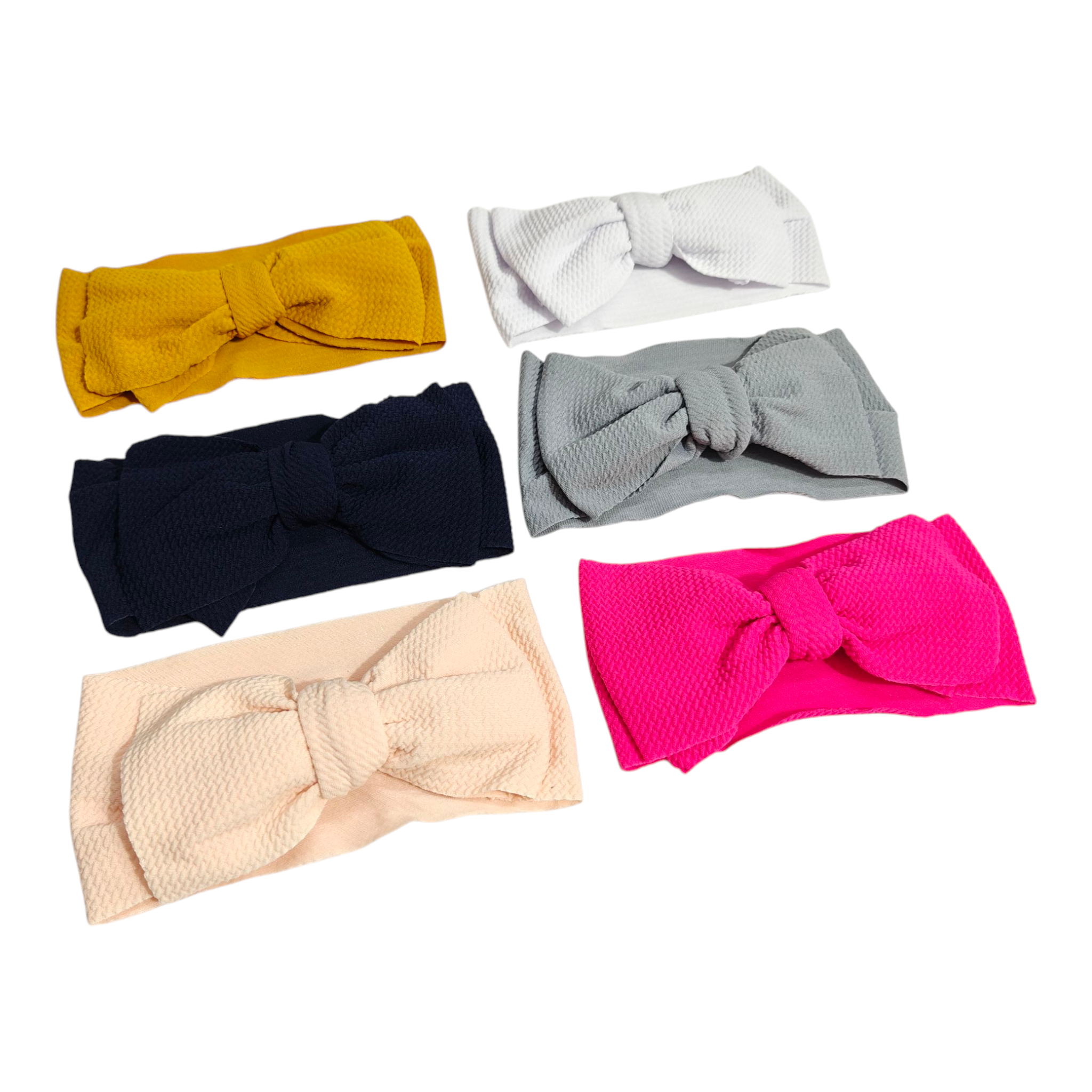 Textured Detailed Bow Applique Headband