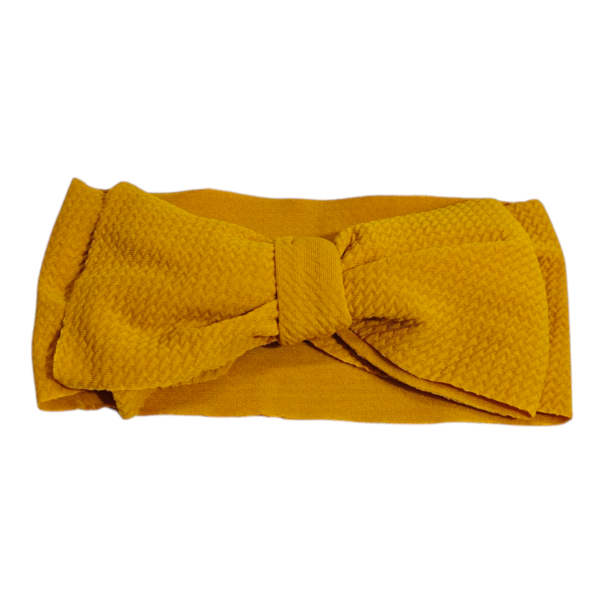 Textured Detailed Bow Applique Headband