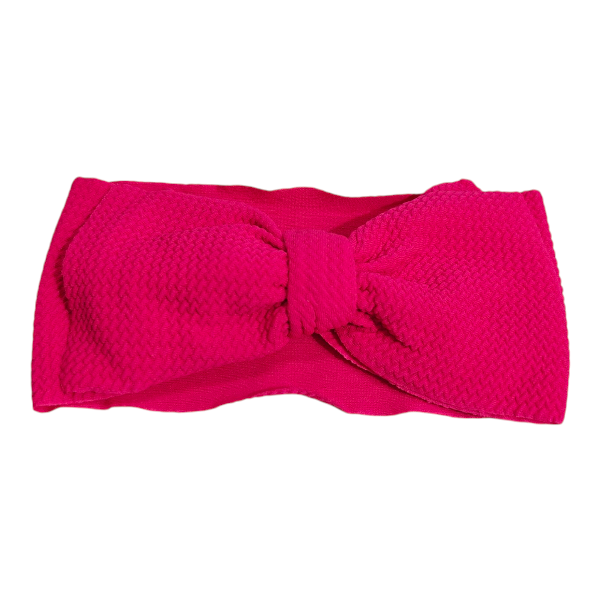 Textured Detailed Bow Applique Headband