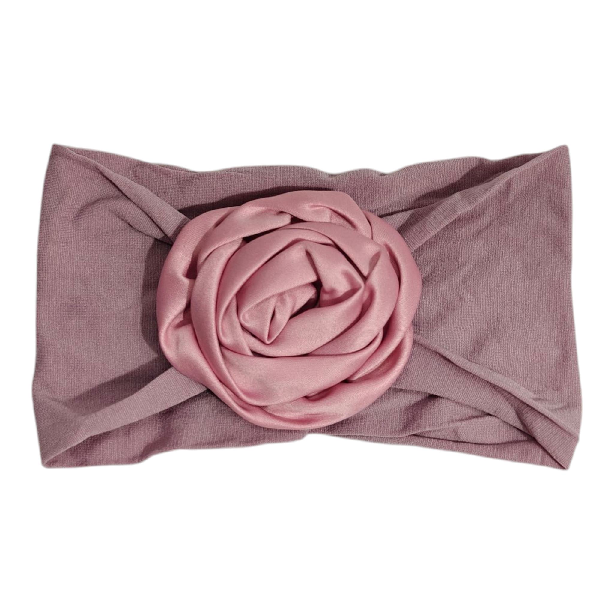 Satin Flower Applique Headband