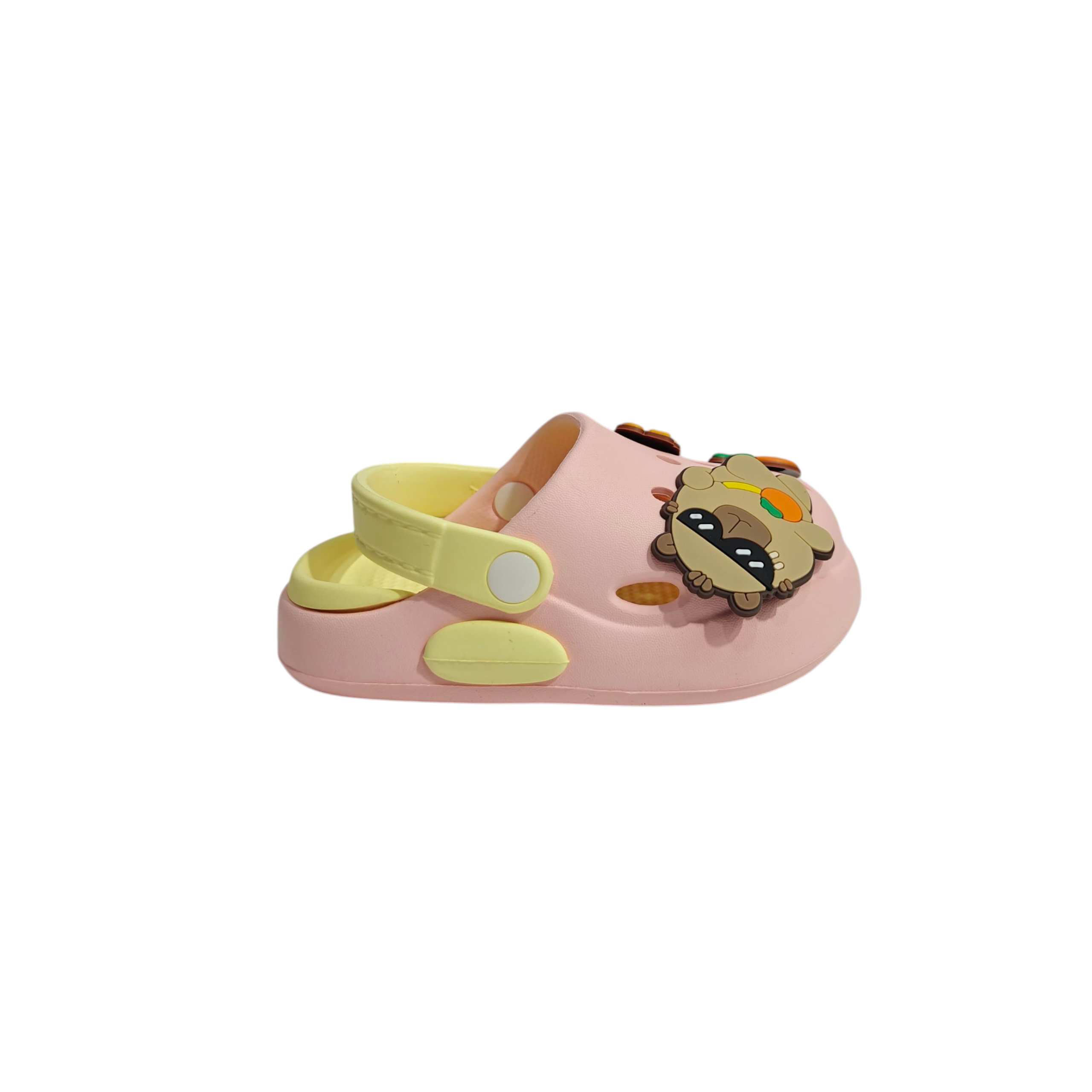 CAPY BARA AAPLIQUE CLOGS - PINK