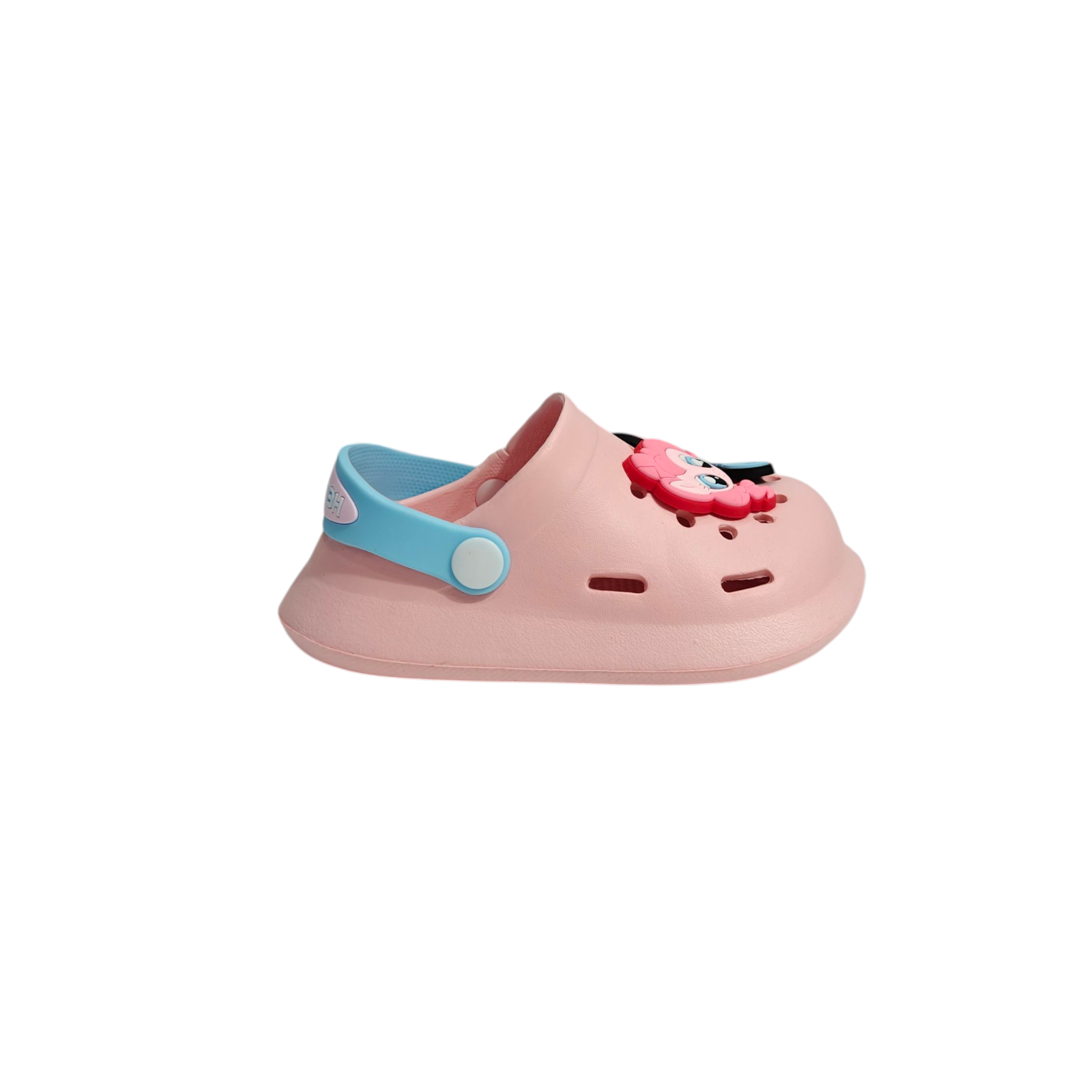 LITTLE PONY AAPLIQUE CLOGS - LIGHT PINK