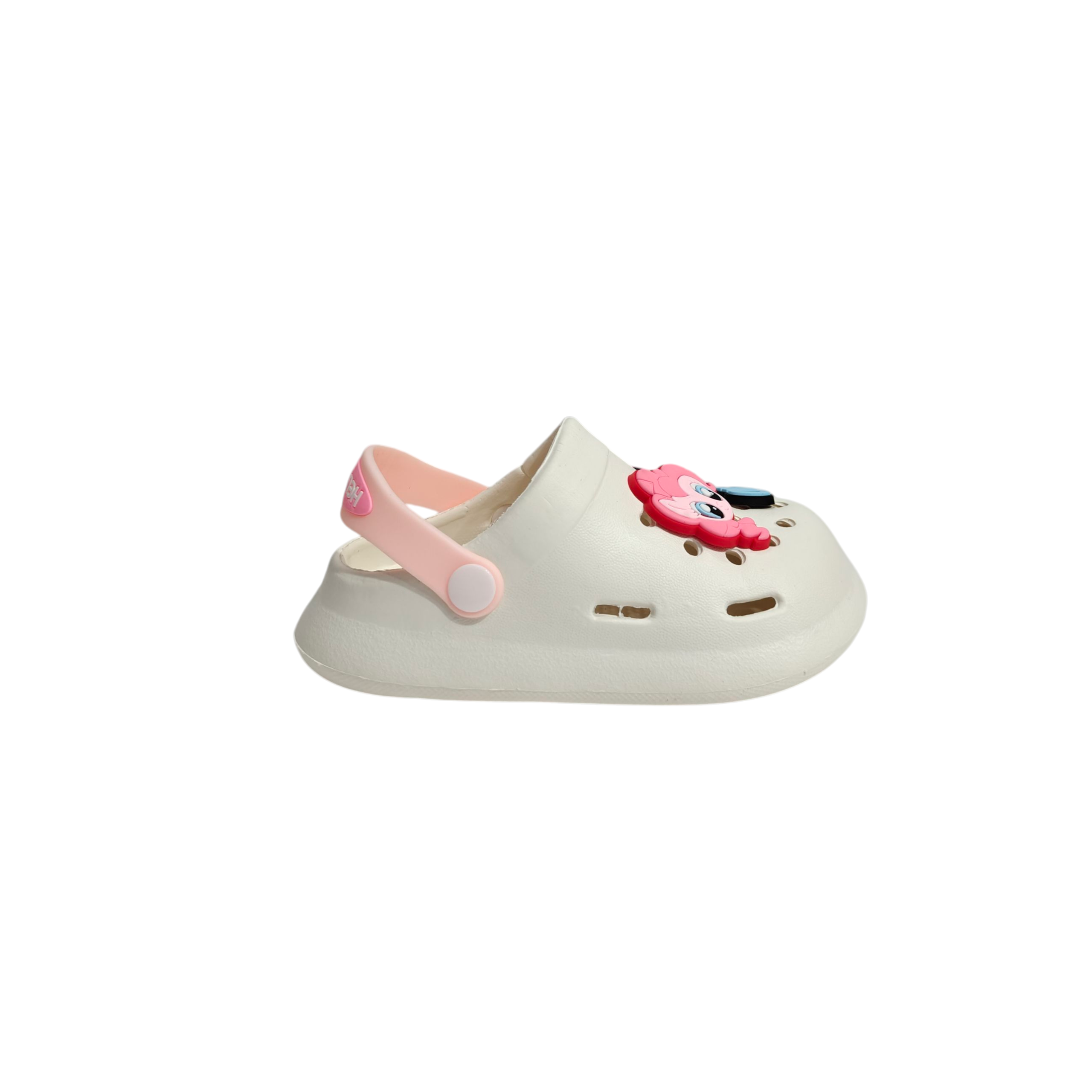 LITTLE PONY AAPLIQUE CLOGS - WHITE