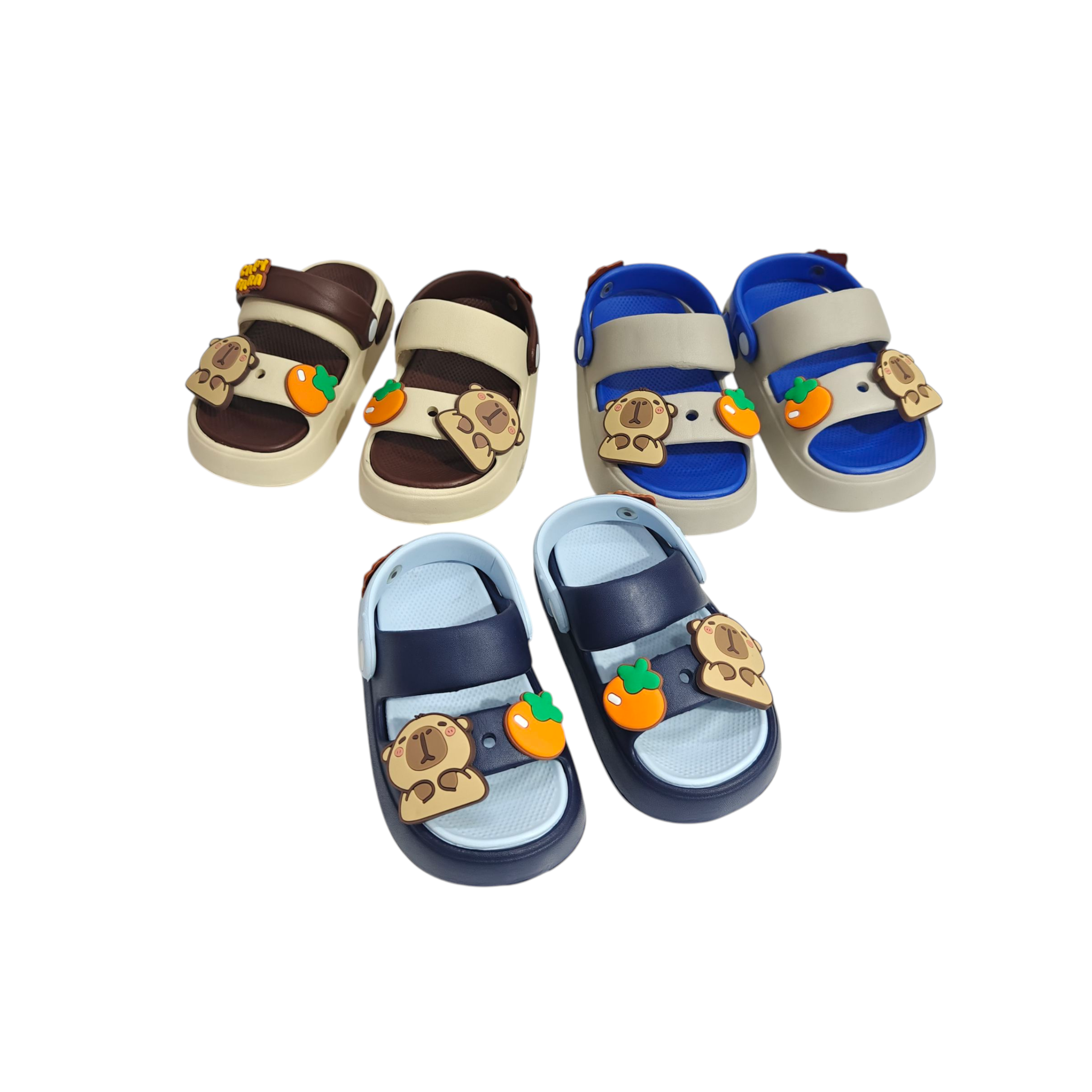 CAPY BARA SANDAL STYLE CLOGS - GREY