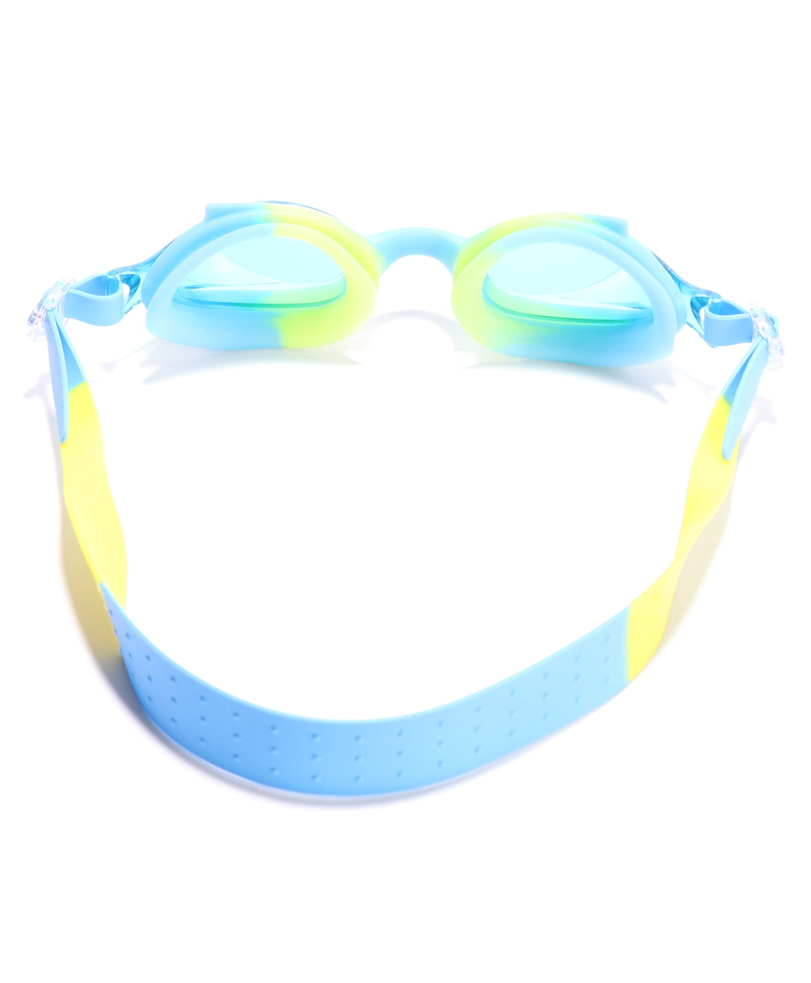 DUAL SHADED SWIMMING GOGGLES - BLUE & YELLOW