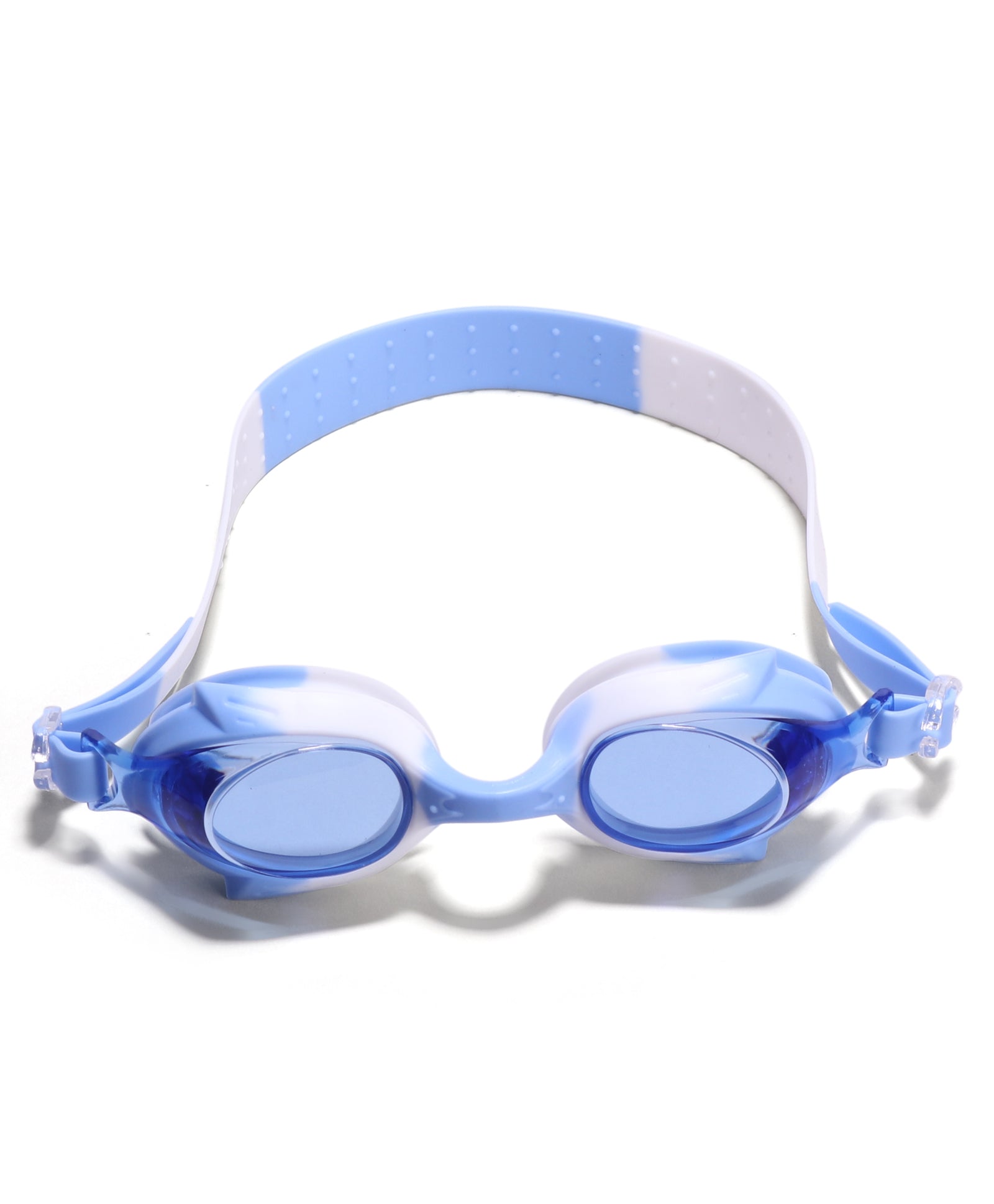 DUAL SHADED SWIMMING GOGGLES - BLUE & WHITE