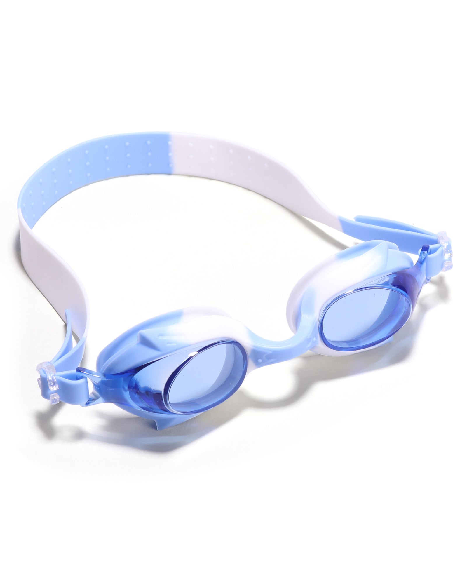 DUAL SHADED SWIMMING GOGGLES - BLUE & WHITE