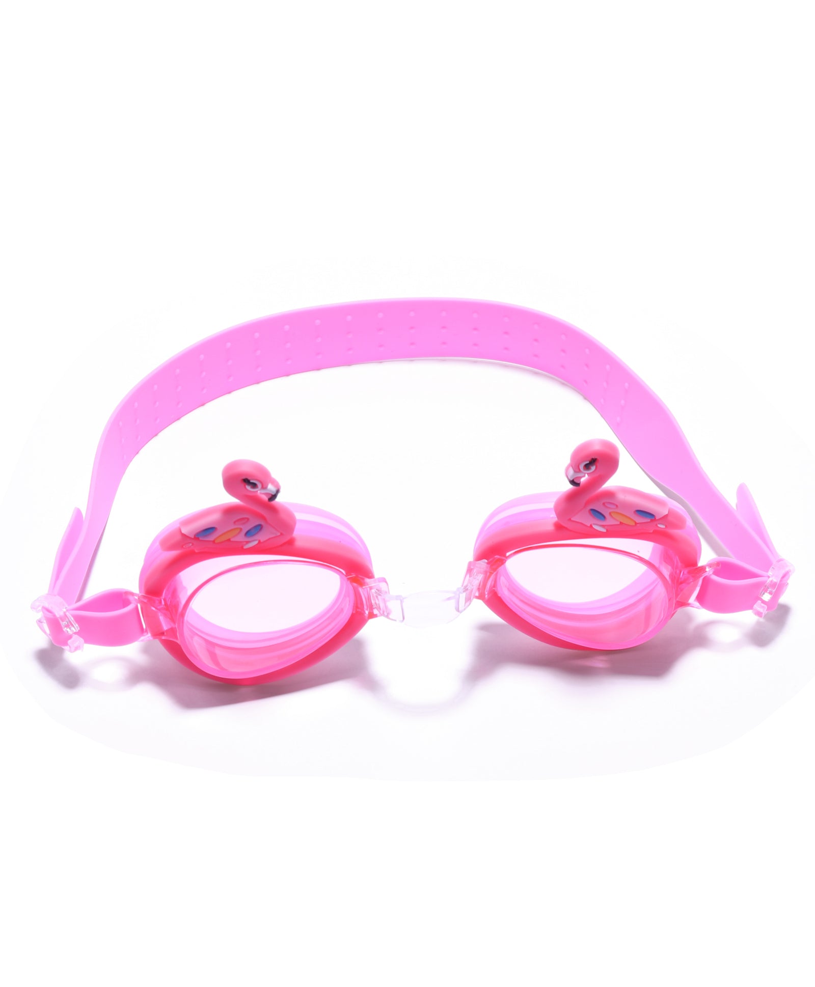 SWAN DESIGN SWIMMING GOGGLES - PINK