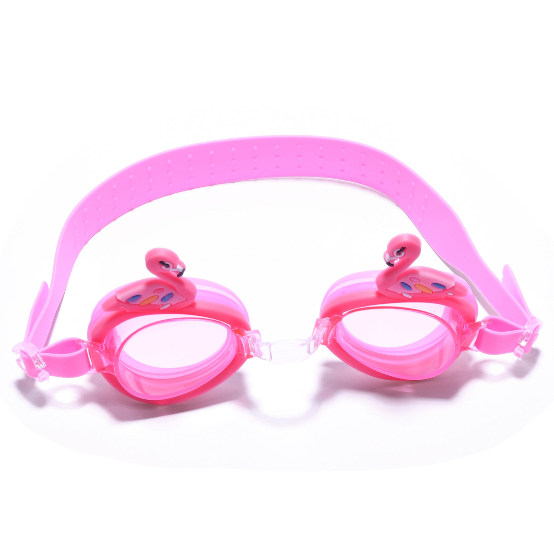 SWAN DESIGN SWIMMING GOGGLES - PINK