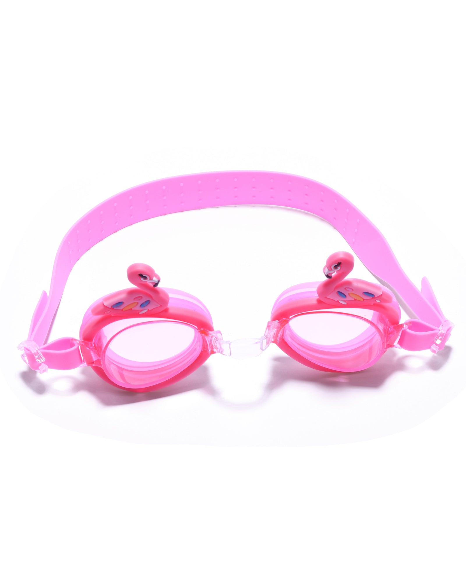 SWAN DESIGN SWIMMING GOGGLES - PINK
