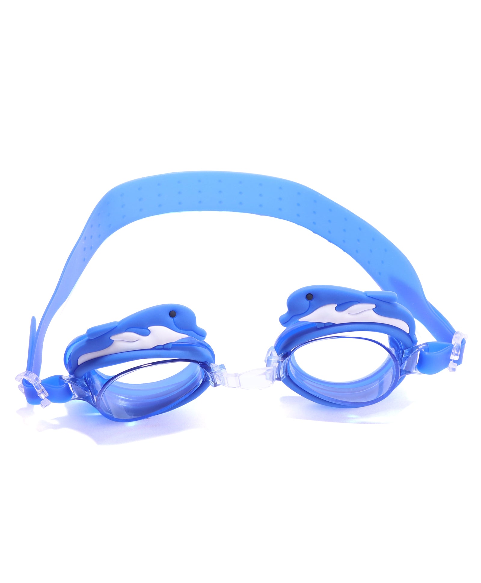 DOLPHIN DESIGN SWIMMING GOGGLES - DARK BLUE